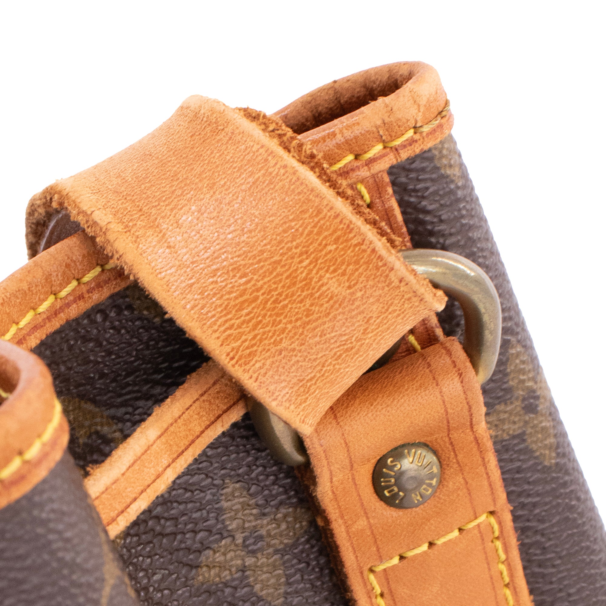 LOUIS VUITTON - Sac à épaule Noé Louis Vuitton en toile enduite monogrammée vintage
