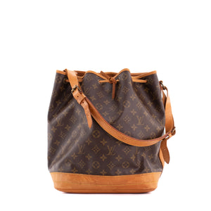 LOUIS VUITTON - Sac à épaule Noé Louis Vuitton en toile enduite monogrammée vintage
