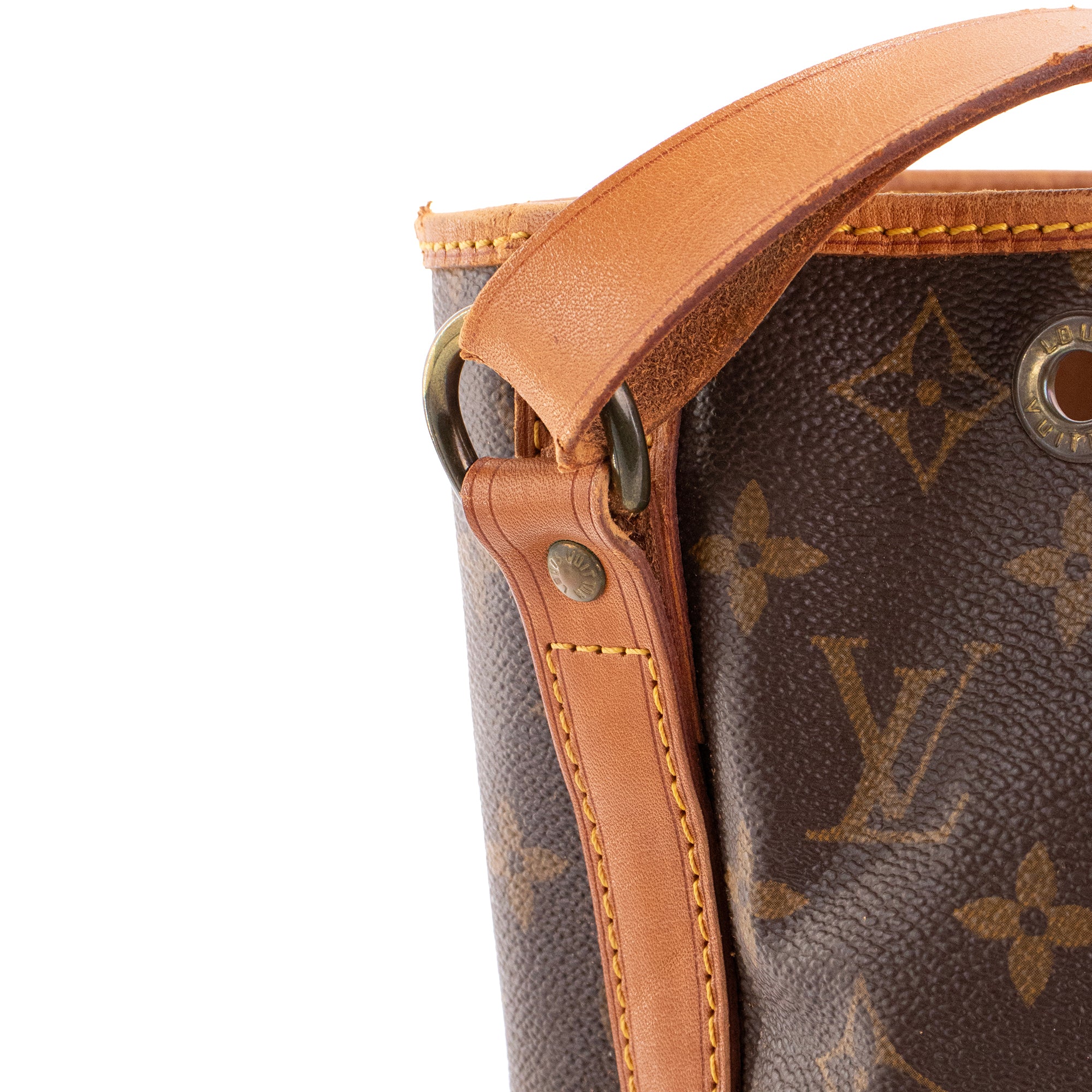 LOUIS VUITTON - Sac à épaule Noé Louis Vuitton en toile enduite monogrammée vintage