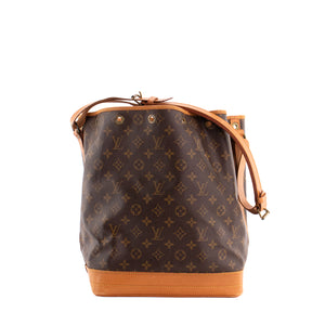 LOUIS VUITTON - Sac à épaule Noé Louis Vuitton en toile enduite monogrammée vintage