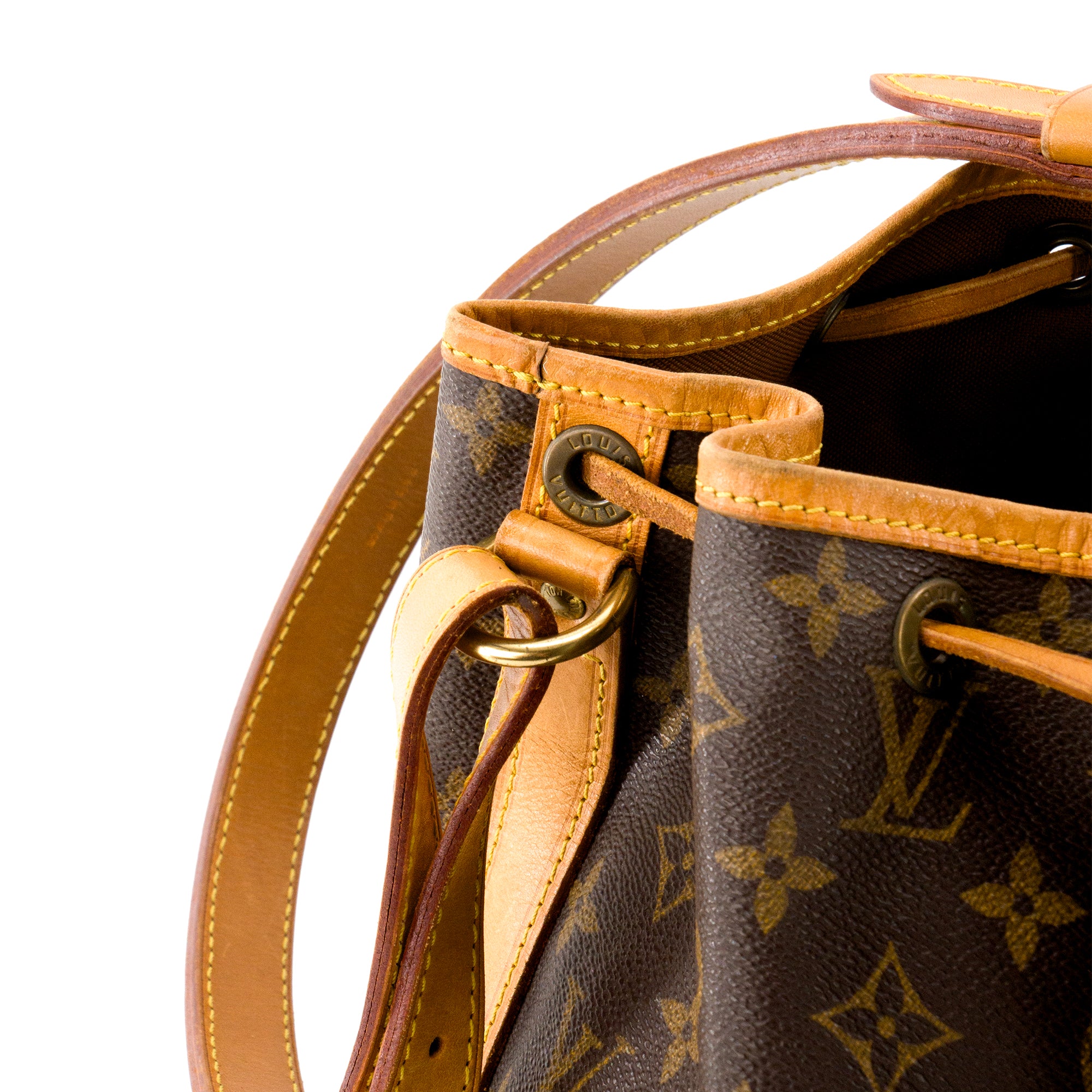 LOUIS VUITTON - Sac à épaule Noé PM Louis Vuitton en toile enduite monogrammée