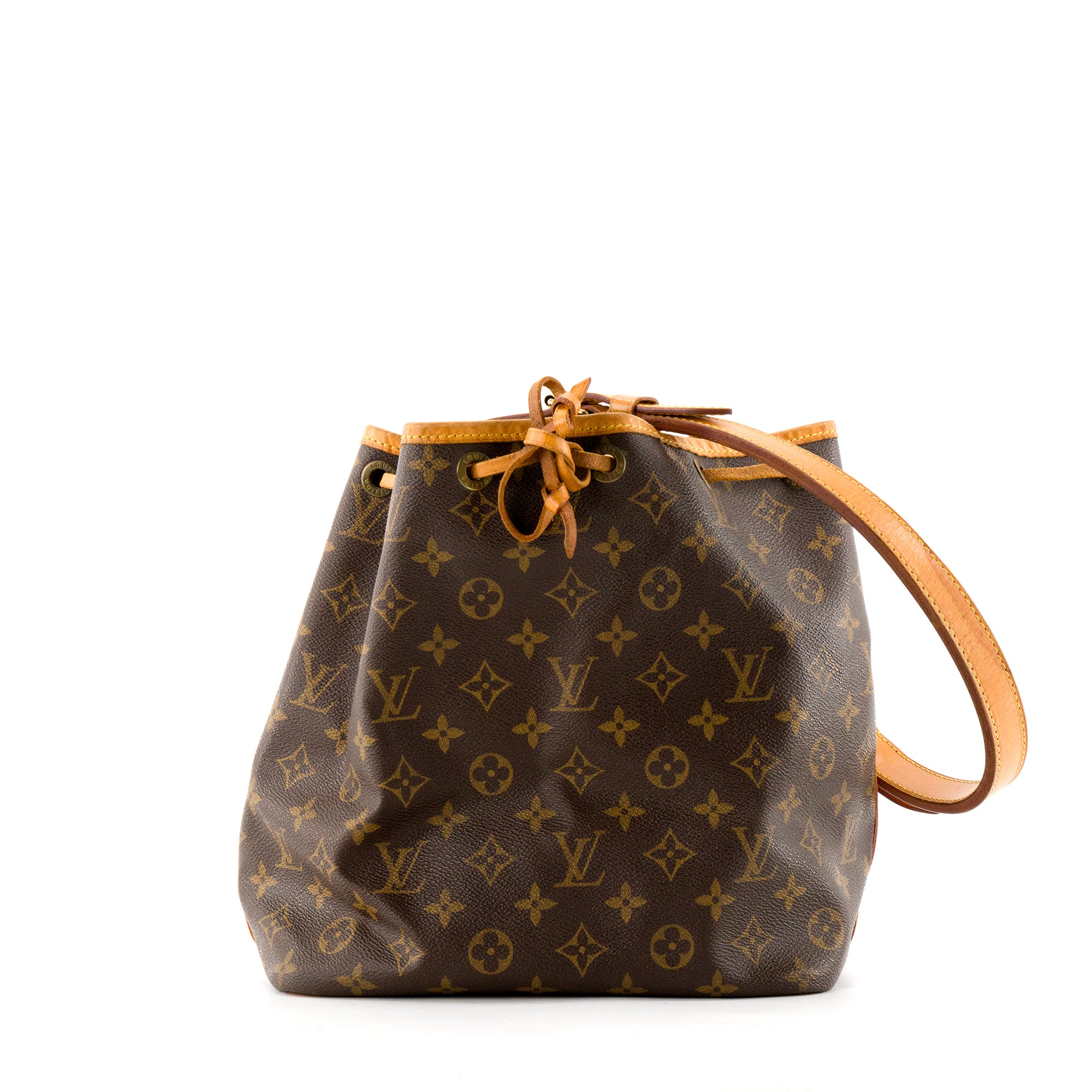 LOUIS VUITTON - Sac à épaule Noé PM Louis Vuitton en toile enduite monogrammée