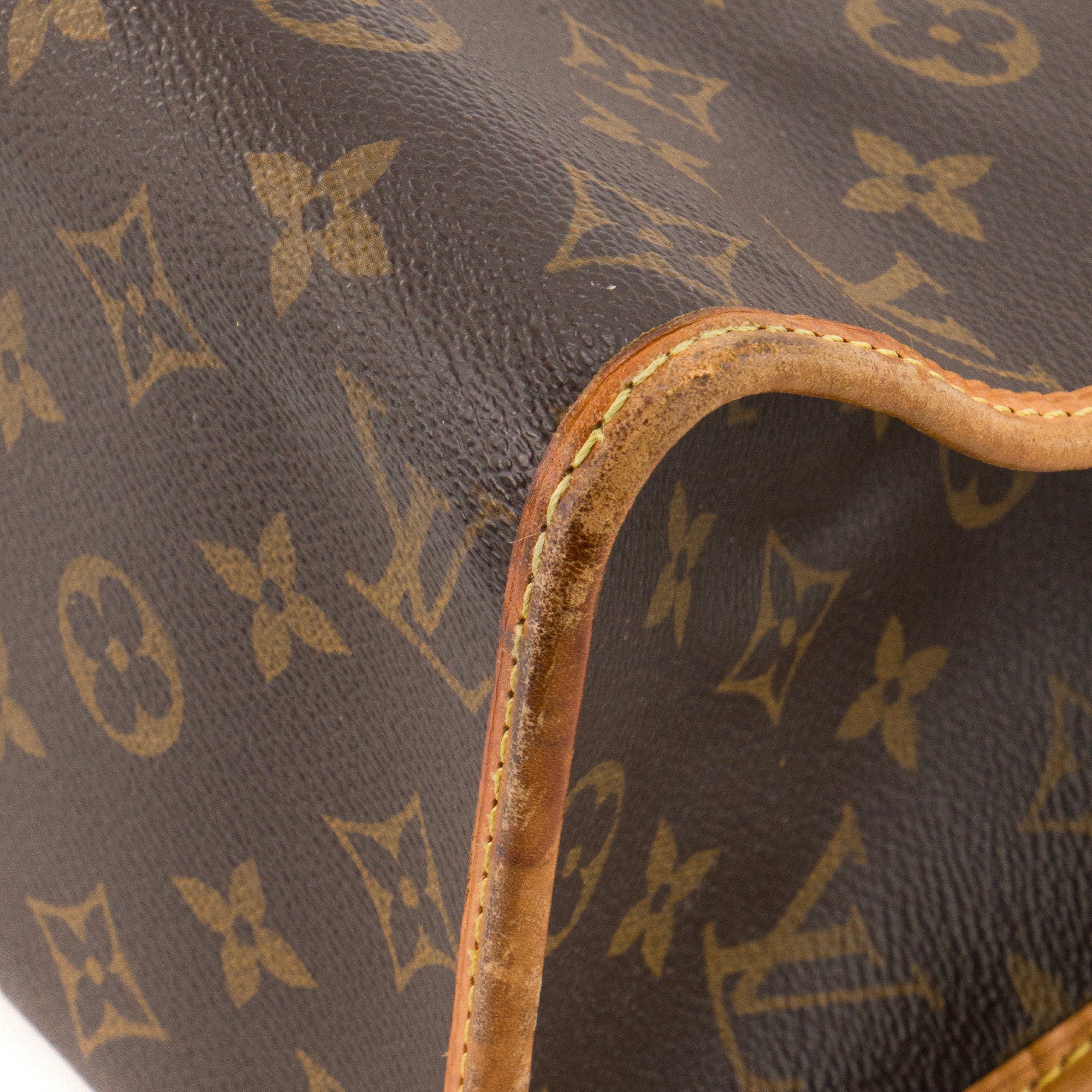 LOUIS VUITTON - Sac à épaule Popincourt Louis Vuitton en toile monogrammée marron