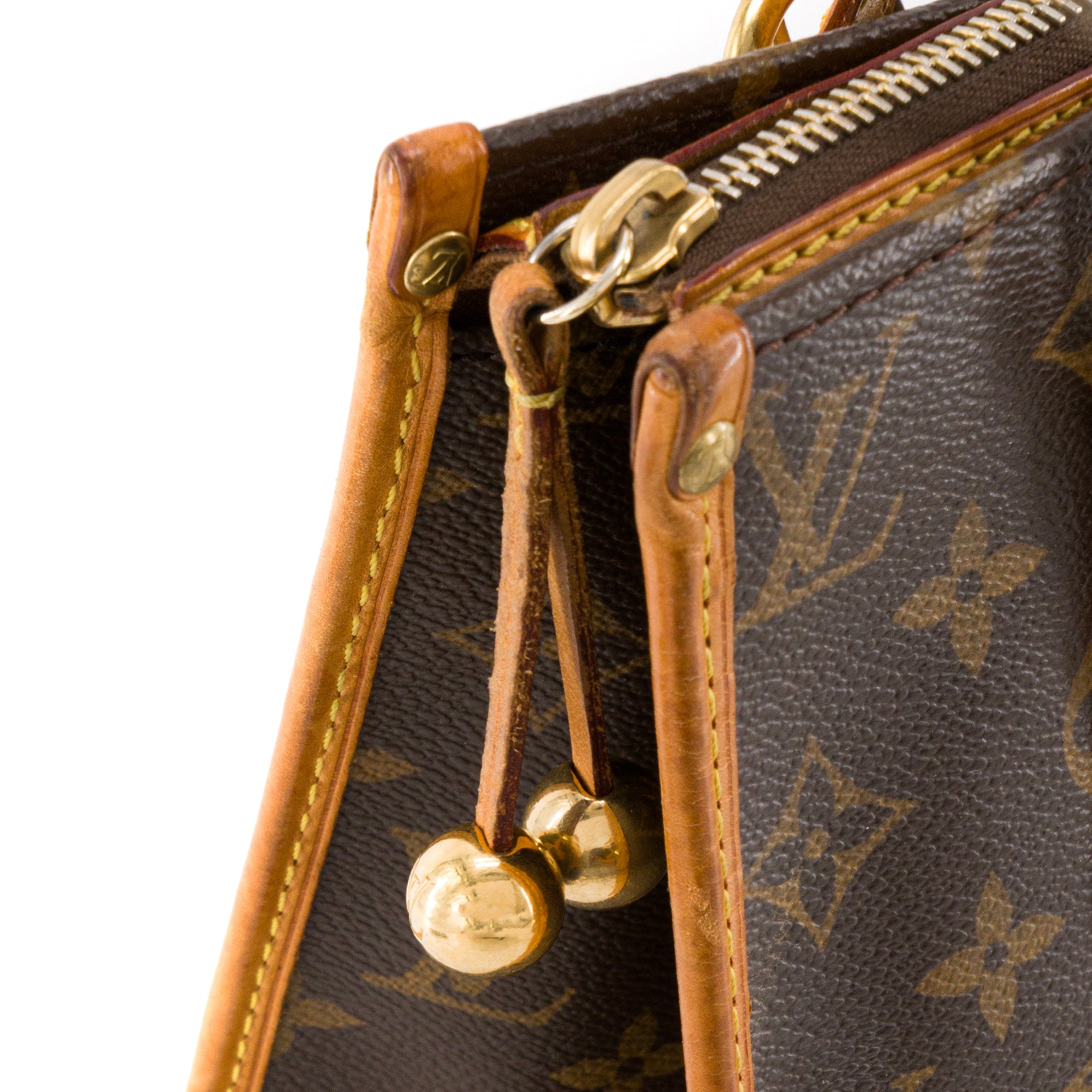 LOUIS VUITTON - Sac à épaule Popincourt Louis Vuitton en toile monogrammée marron