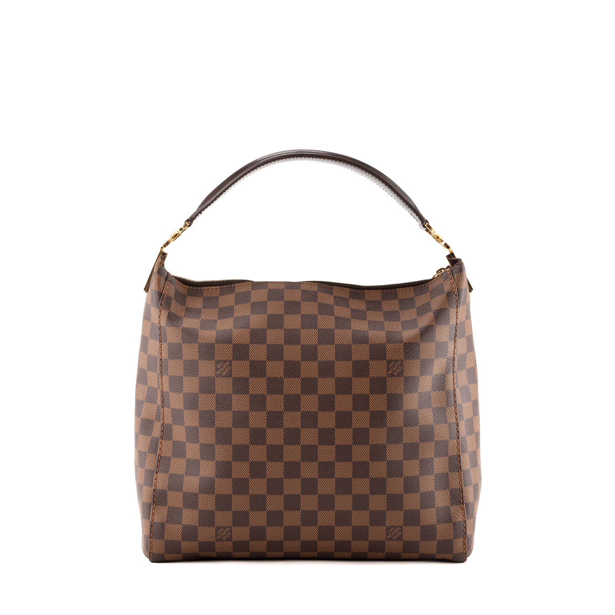 LOUIS VUITTON - Louis Vuitton Portobello Handbag in Damier Ebene coated canvas