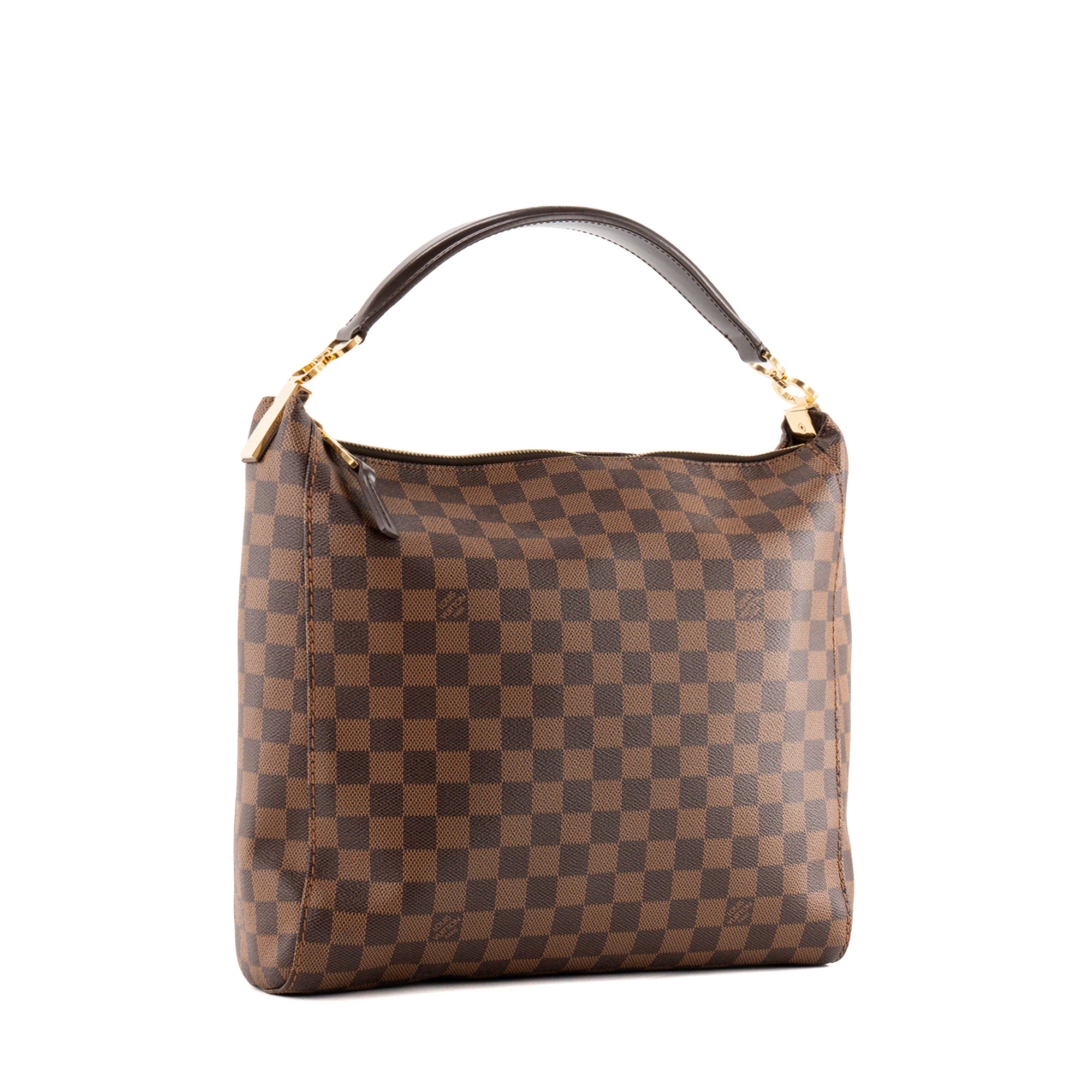 LOUIS VUITTON - Louis Vuitton Portobello Handbag in Damier Ebene coated canvas