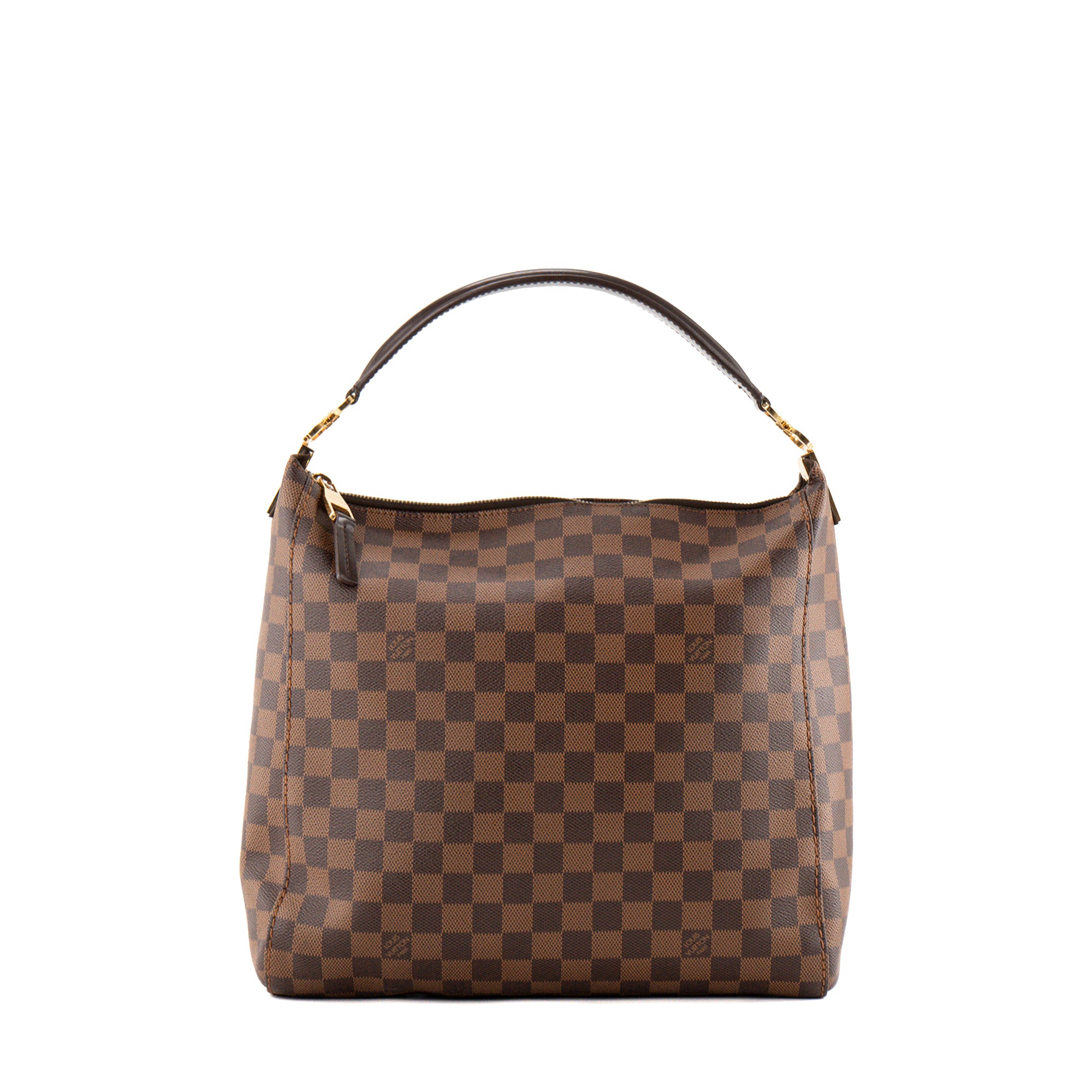 LOUIS VUITTON - Louis Vuitton Portobello Handbag in Damier Ebene coated canvas