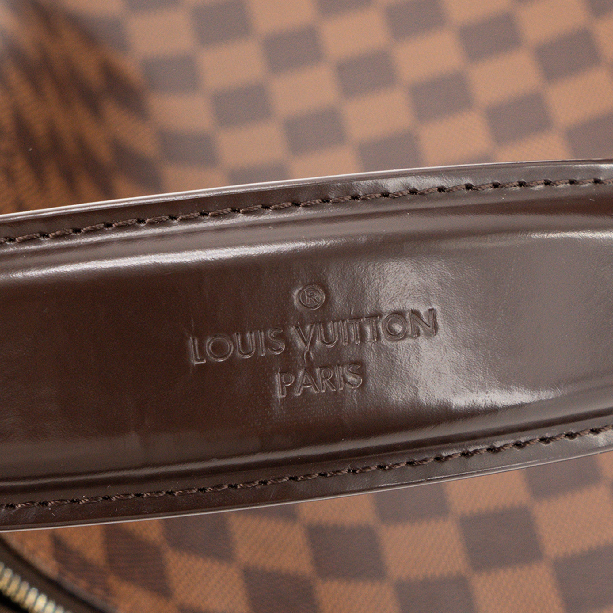 LOUIS VUITTON - Louis Vuitton Portobello Handbag in Damier Ebene coated canvas