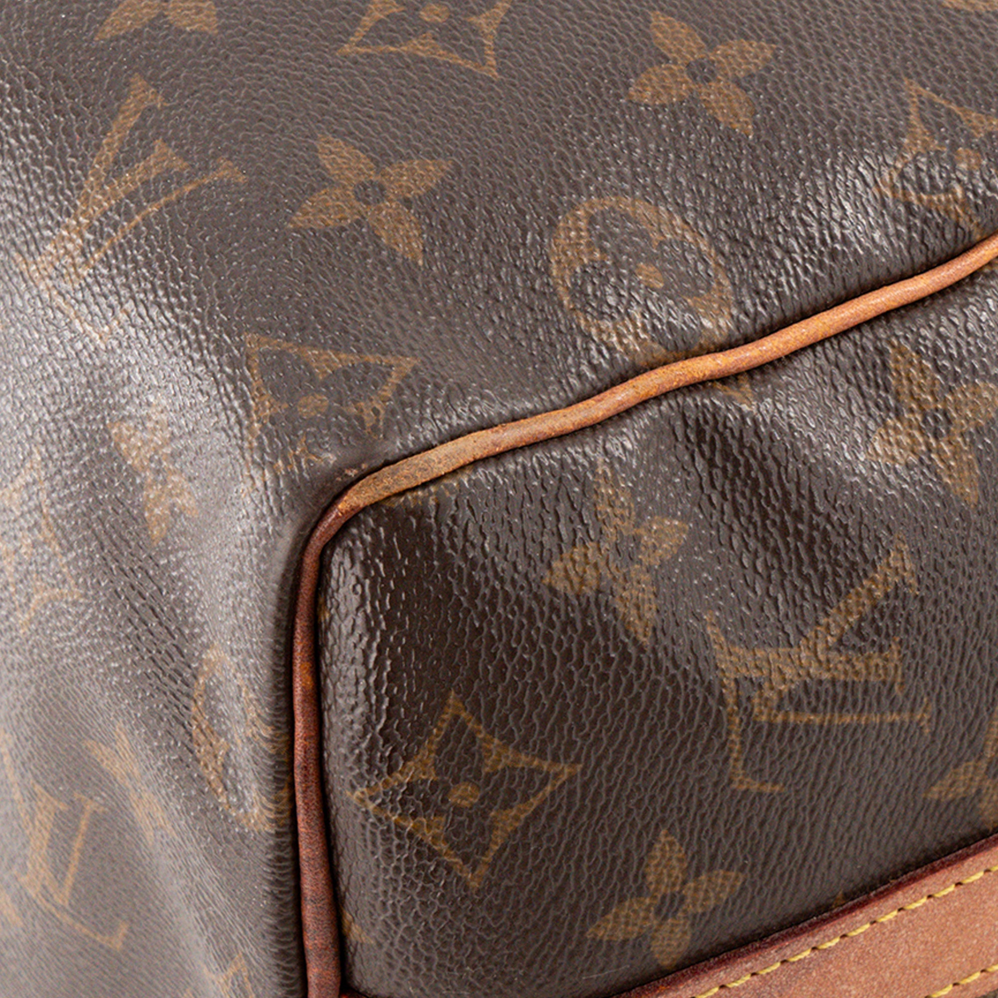 LOUIS VUITTON - Sac à épaule Speedy 25 Louis Vuitton en toile enduite monogrammée
