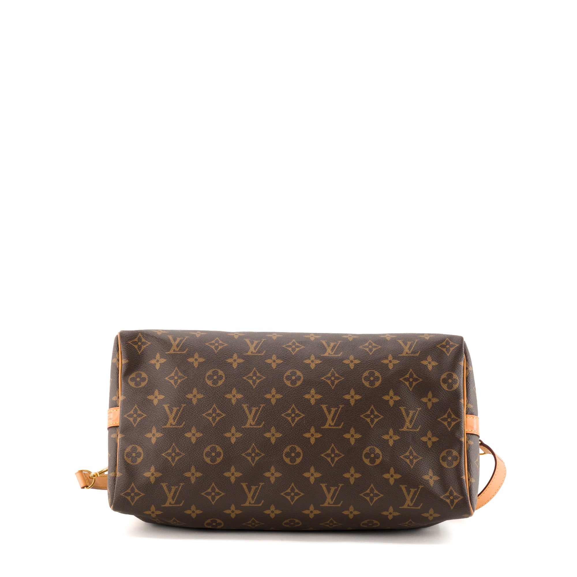 LOUIS VUITTON - Sac à épaule Speedy 35 Louis Vuitton en toile enduite monogrammée