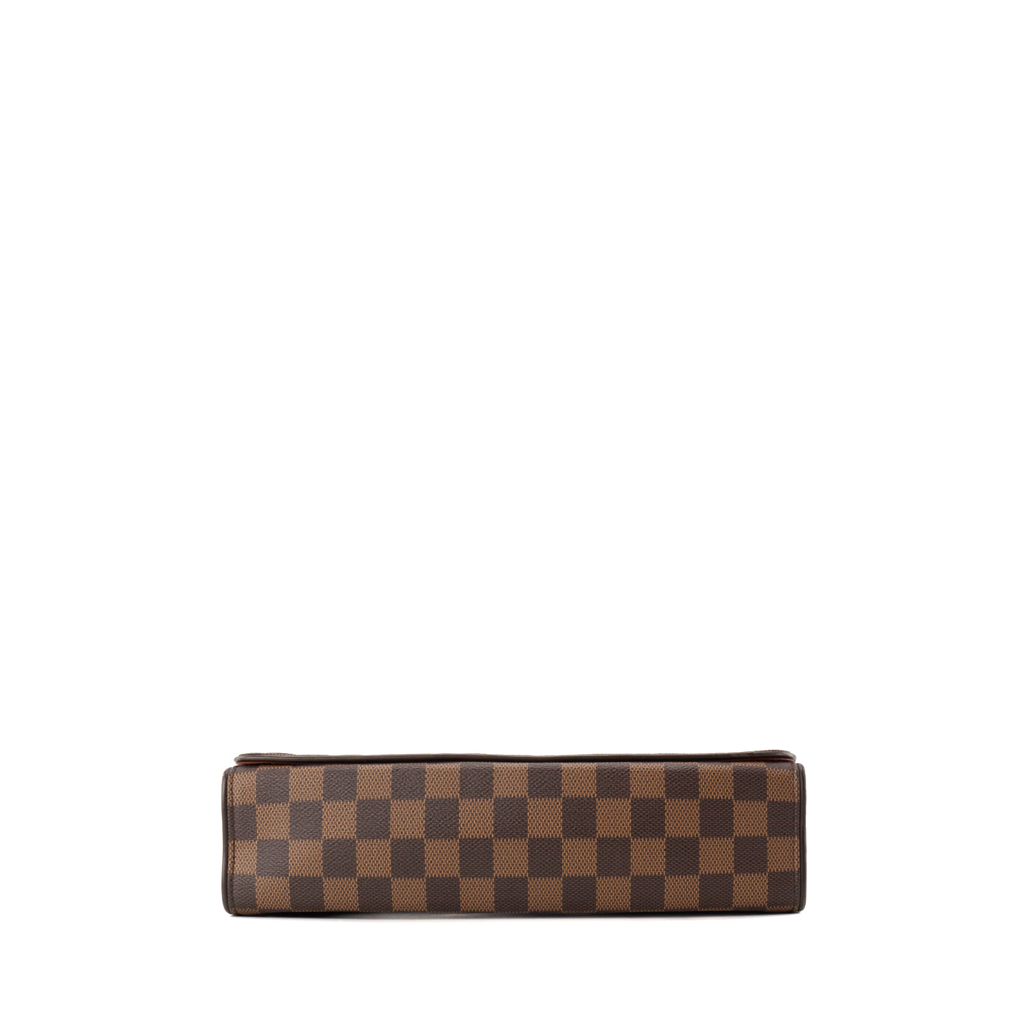 LOUIS VUITTON - Sac à épaule Tribeca Louis Vuitton en toile enduite damier ébène vintage