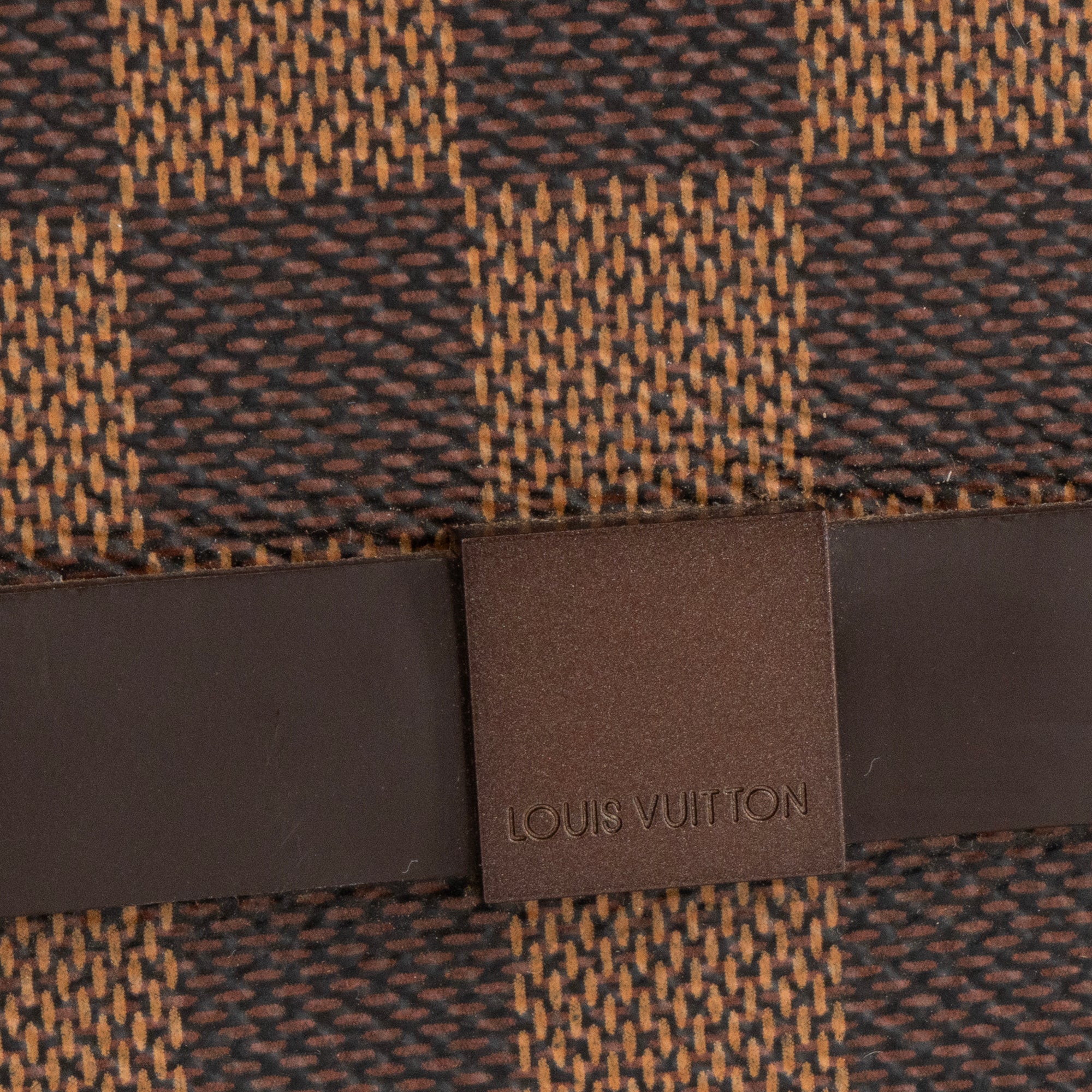 LOUIS VUITTON - Sac à épaule Tribeca Louis Vuitton en toile enduite damier ébène vintage