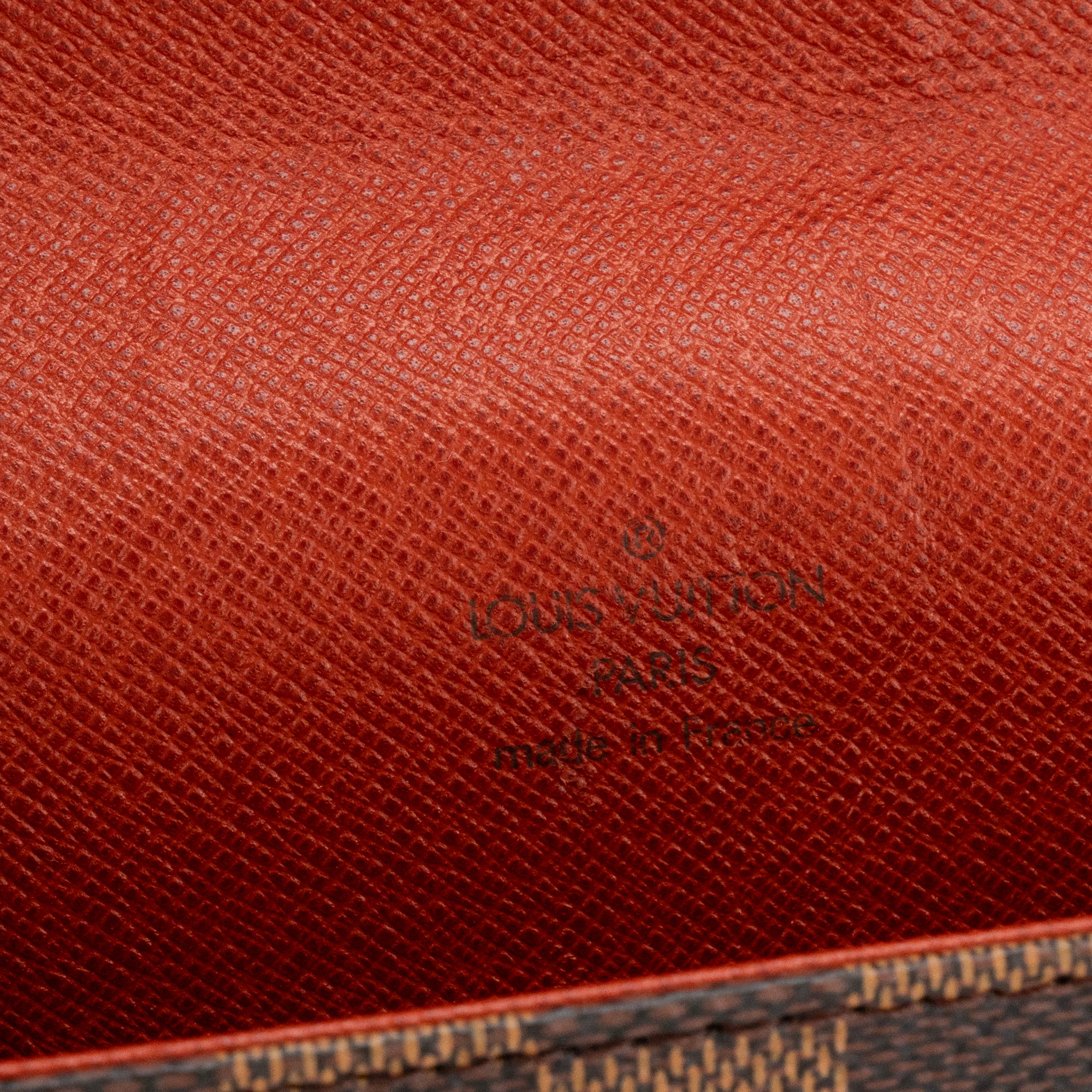 LOUIS VUITTON - Sac à épaule Tribeca Louis Vuitton en toile enduite damier ébène vintage