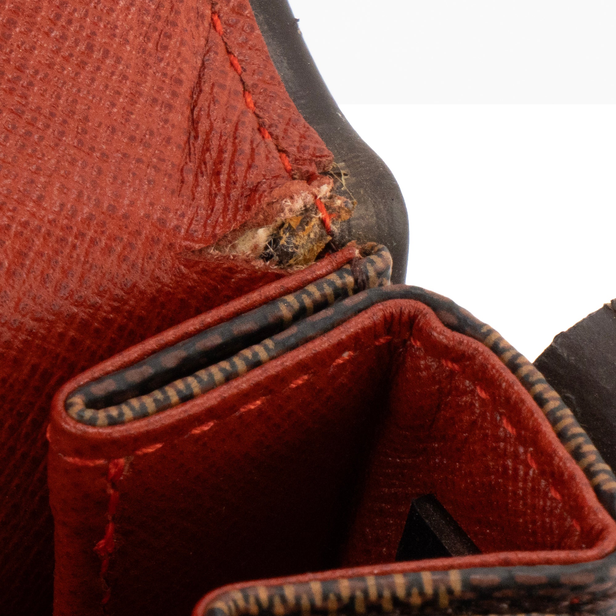 LOUIS VUITTON - Sac à épaule Tribeca Louis Vuitton en toile enduite damier ébène vintage