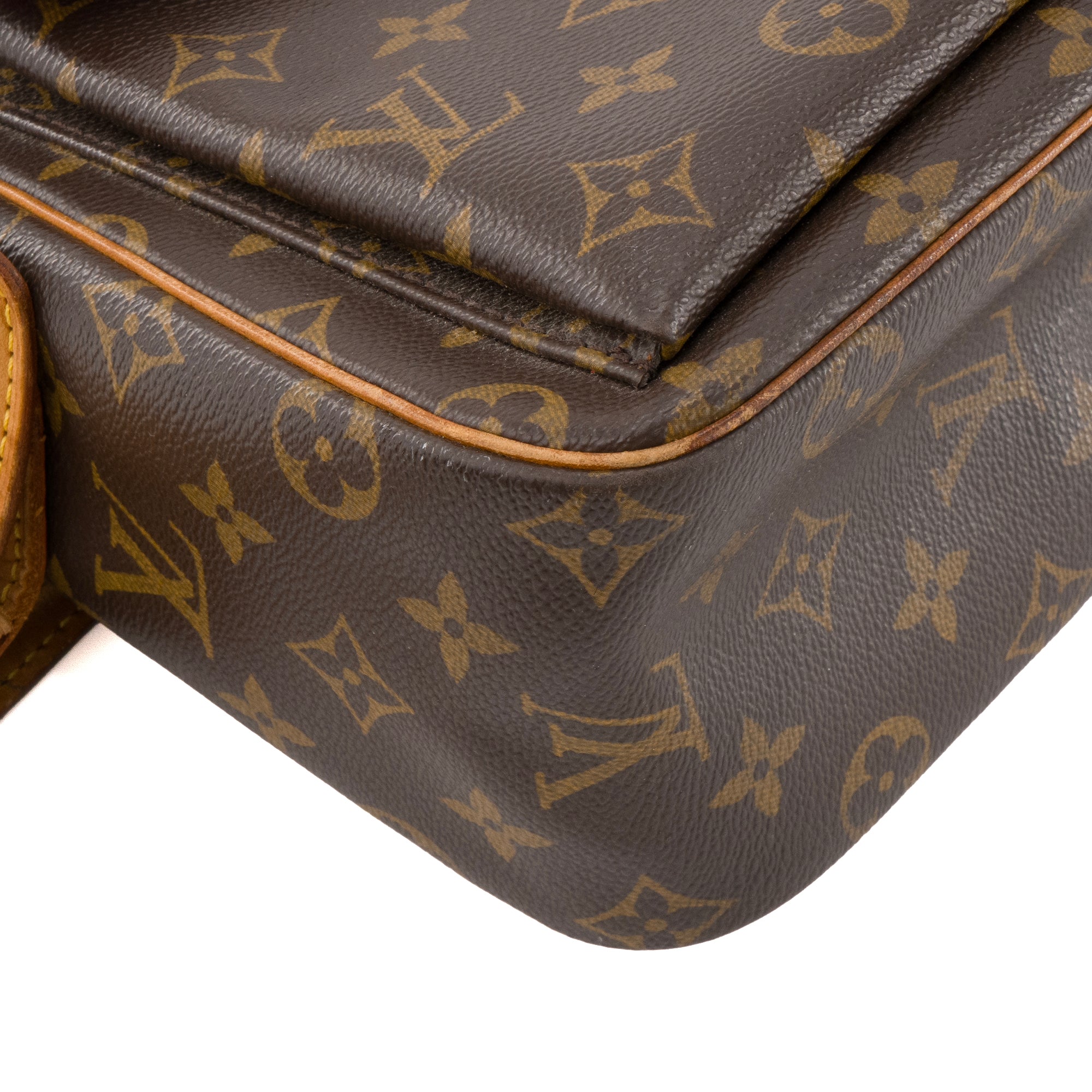 LOUIS VUITTON - Sac à épaule Viva Cité Louis Vuitton en toile enduite monogrammée vintage