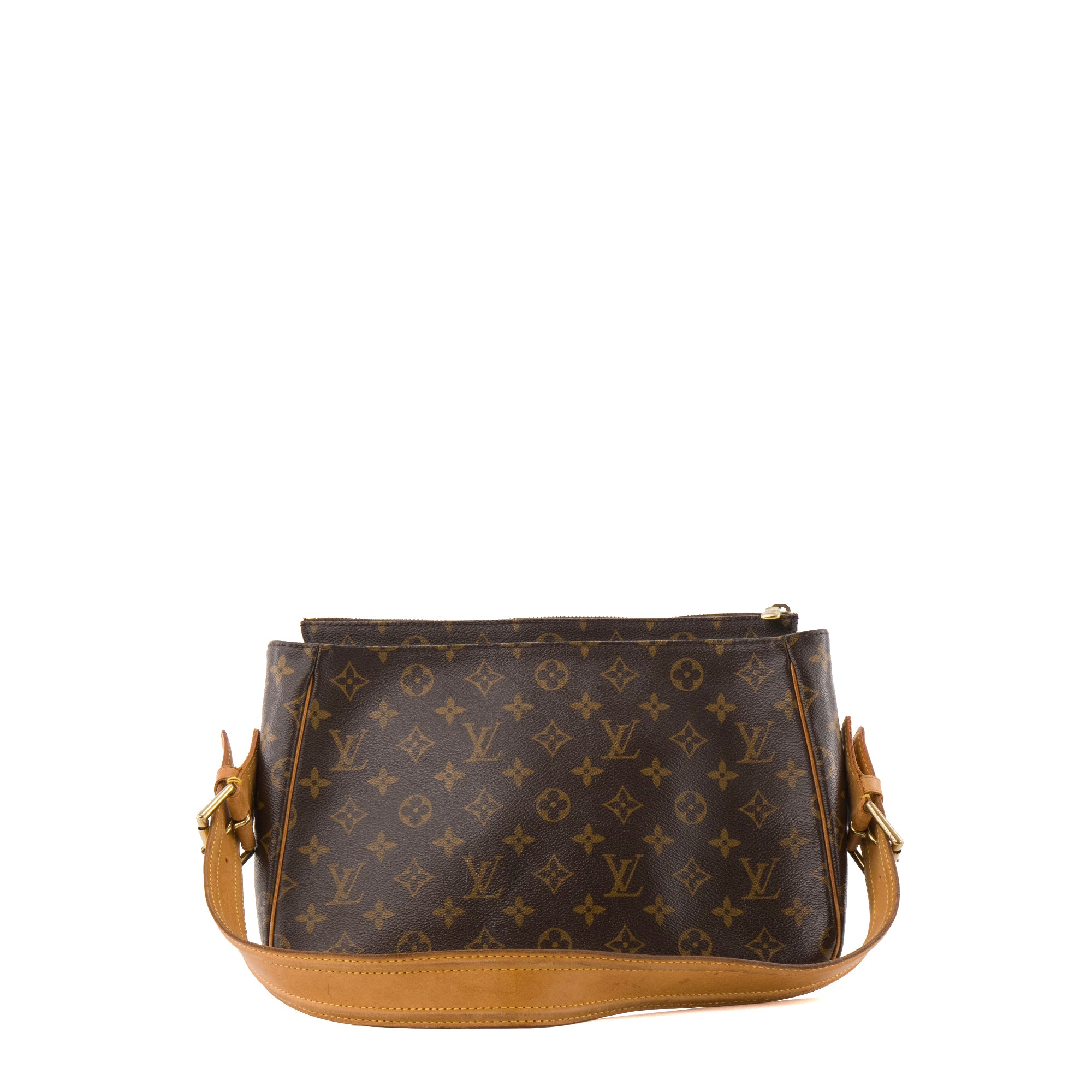 LOUIS VUITTON - Sac à épaule Viva Cité Louis Vuitton en toile enduite monogrammée vintage