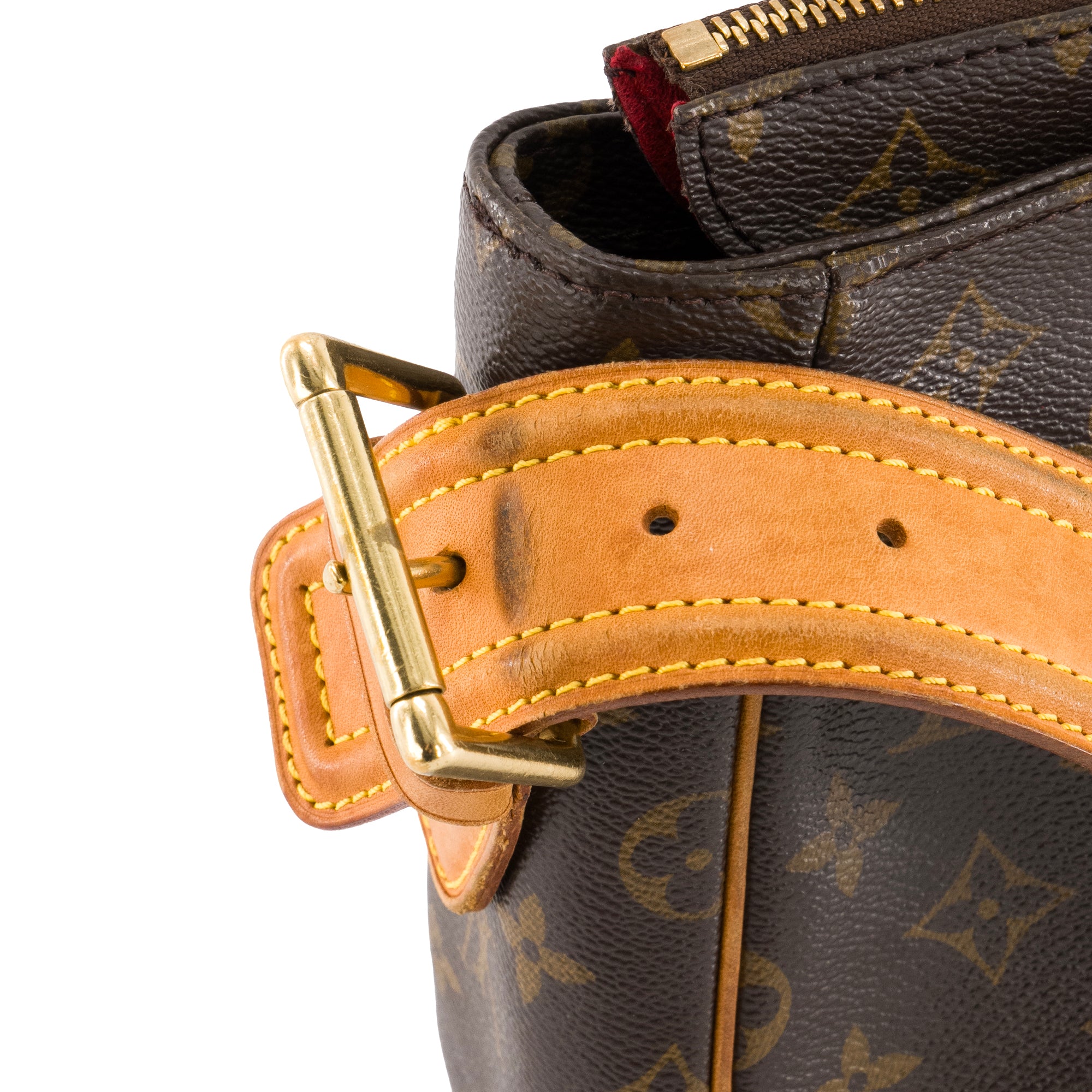 LOUIS VUITTON - Sac à épaule Viva Cité Louis Vuitton en toile enduite monogrammée