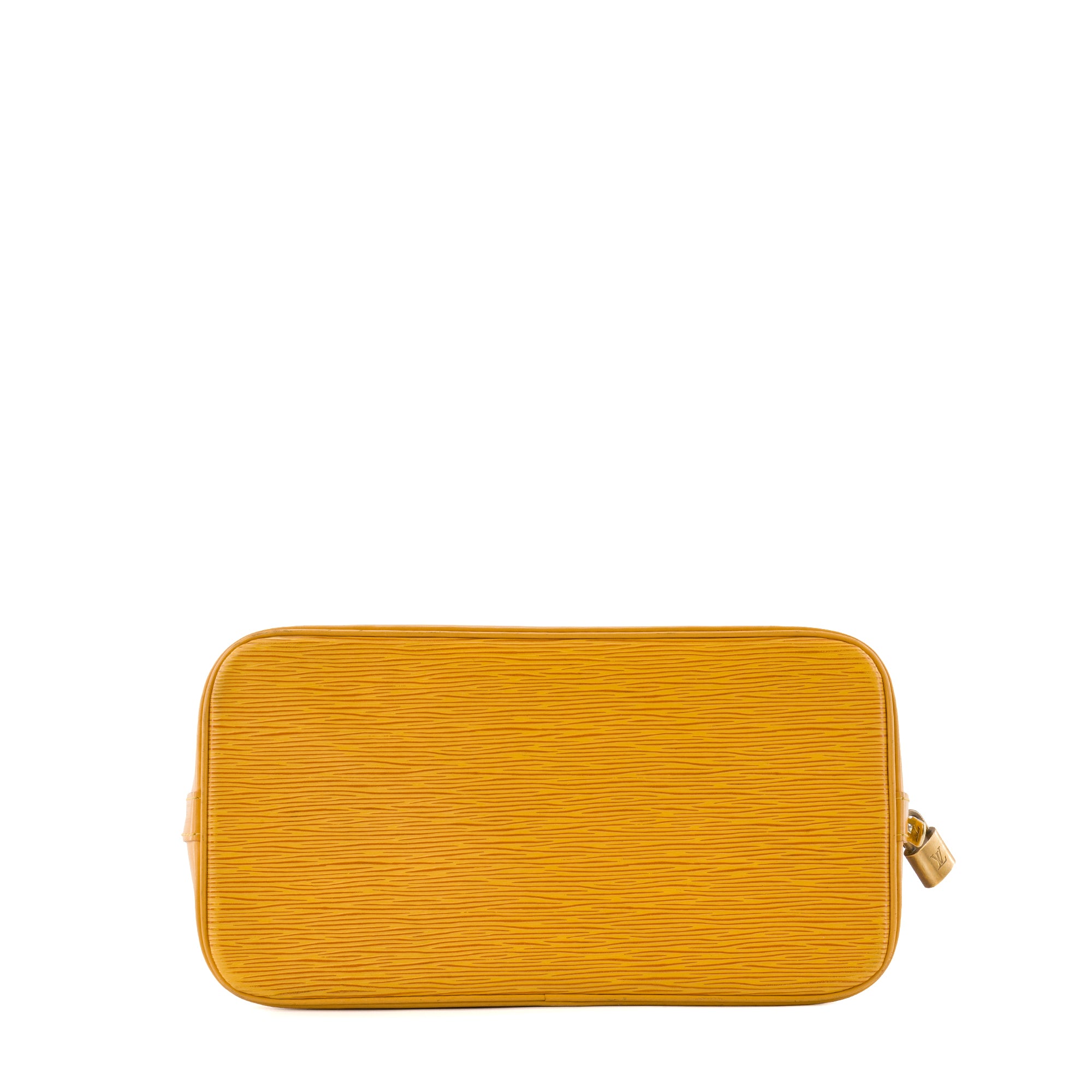 LOUIS VUITTON - Sac à main Alma PM Louis Vuitton en cuir épi jaune vintage