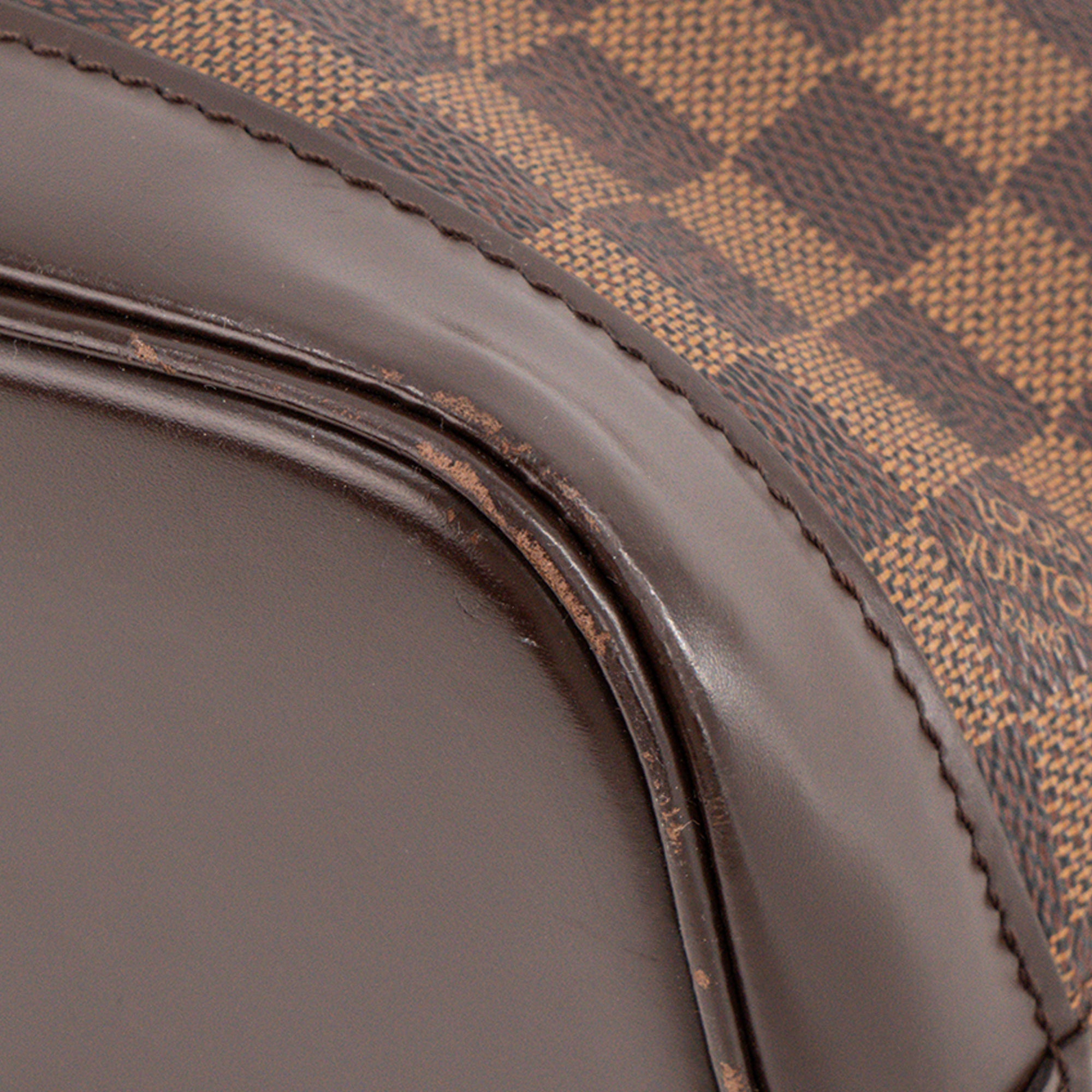 LOUIS VUITTON - Sac à main Alma PM Louis Vuitton en toile damier ébène vintage