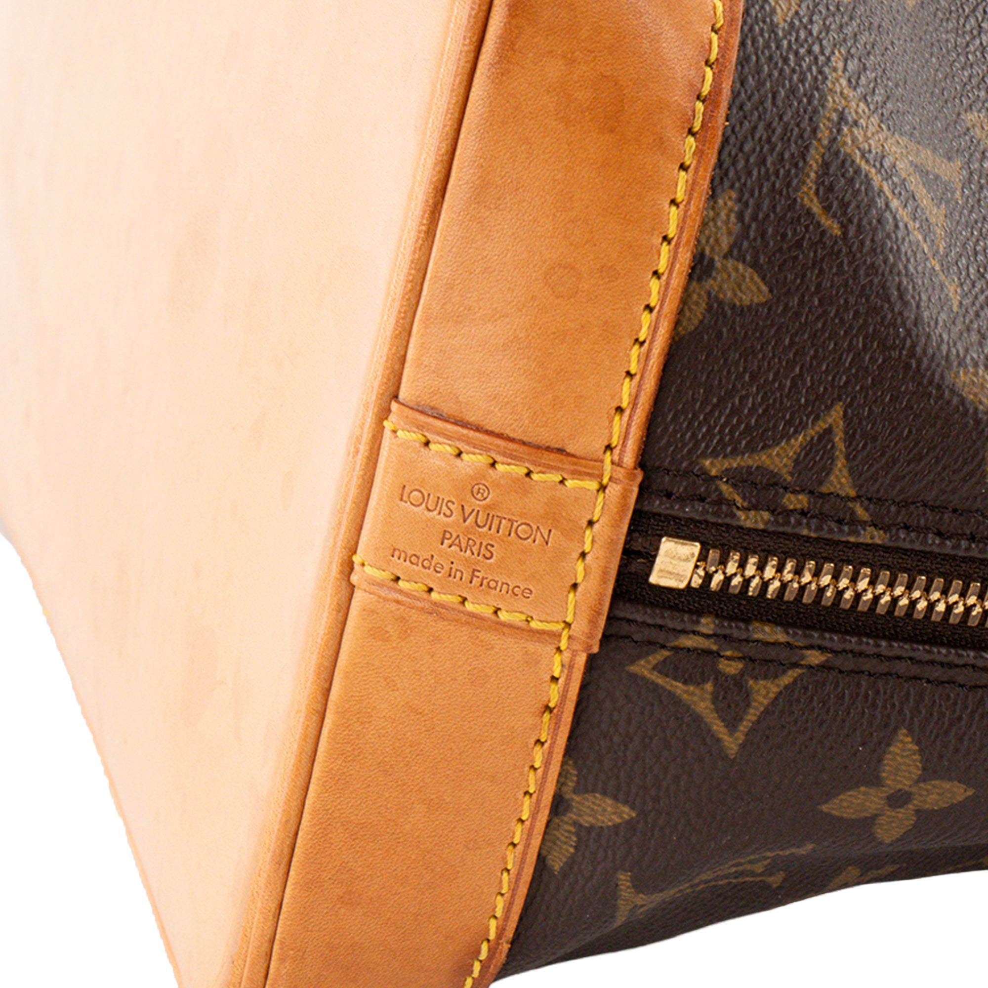LOUIS VUITTON - Sac à main Alma PM Louis Vuitton en toile enduite monogrammée vintage