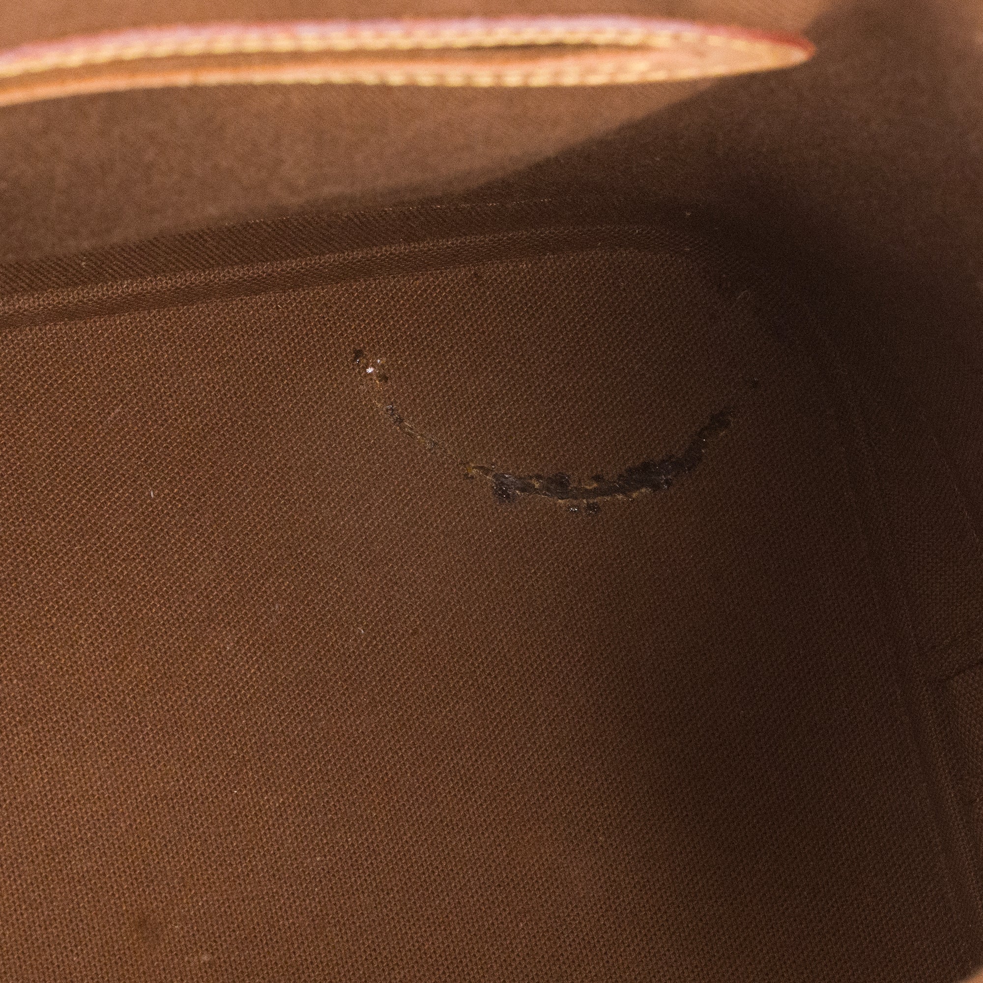 LOUIS VUITTON - Sac à main Alma PM Louis Vuitton en toile enduite monogrammée vintage