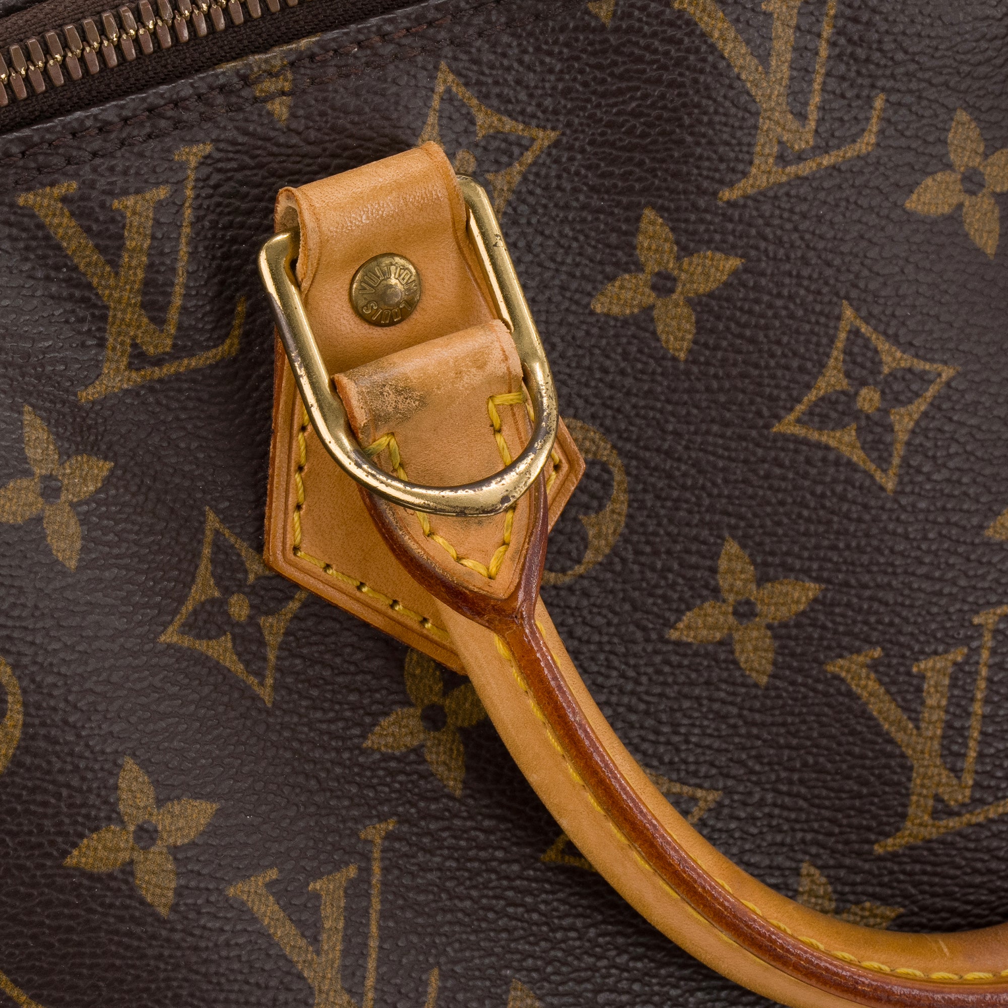 LOUIS VUITTON - Sac à main Alma PM Louis Vuitton en toile enduite monogrammée vintage
