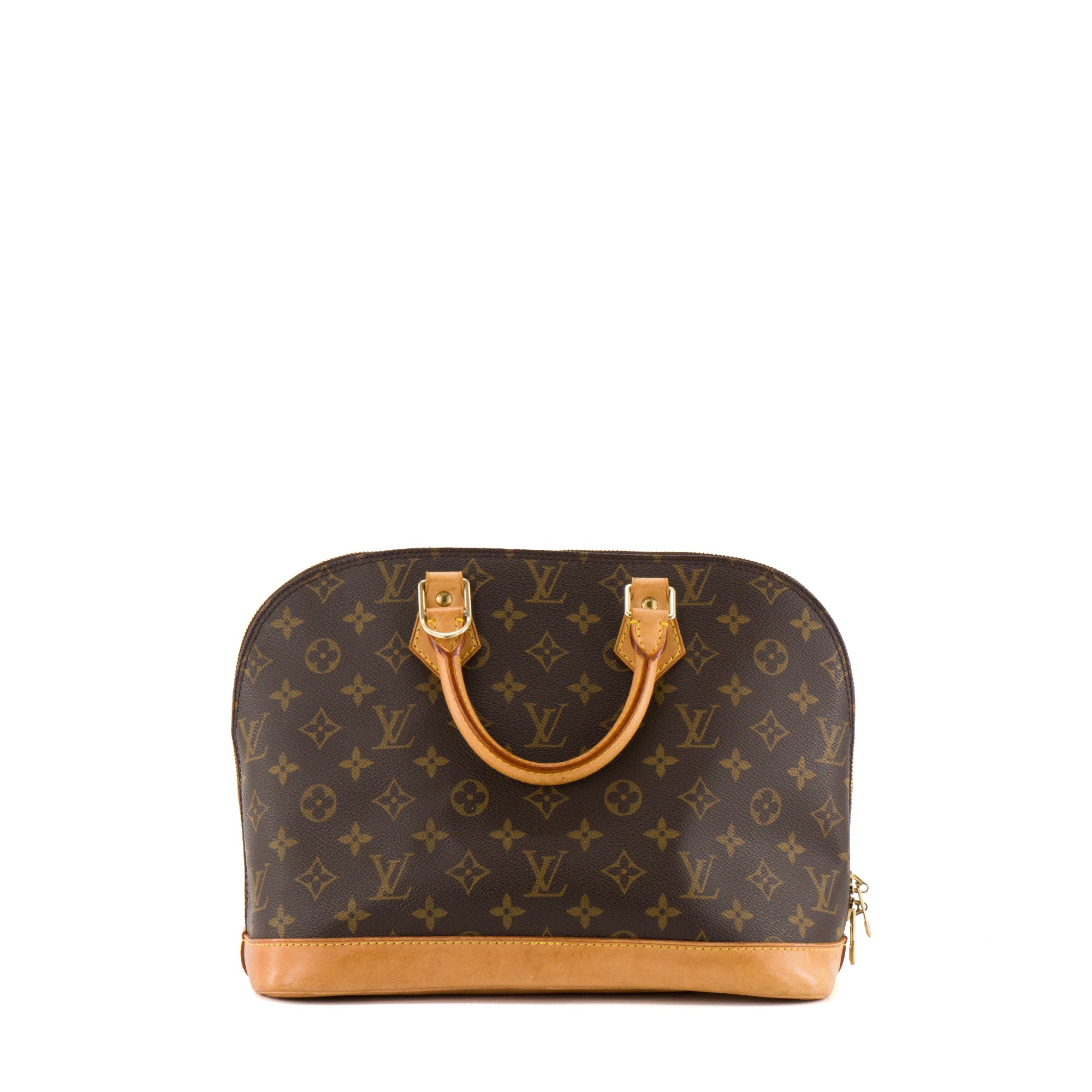 LOUIS VUITTON - Sac à main Alma PM Louis Vuitton en toile enduite monogrammée