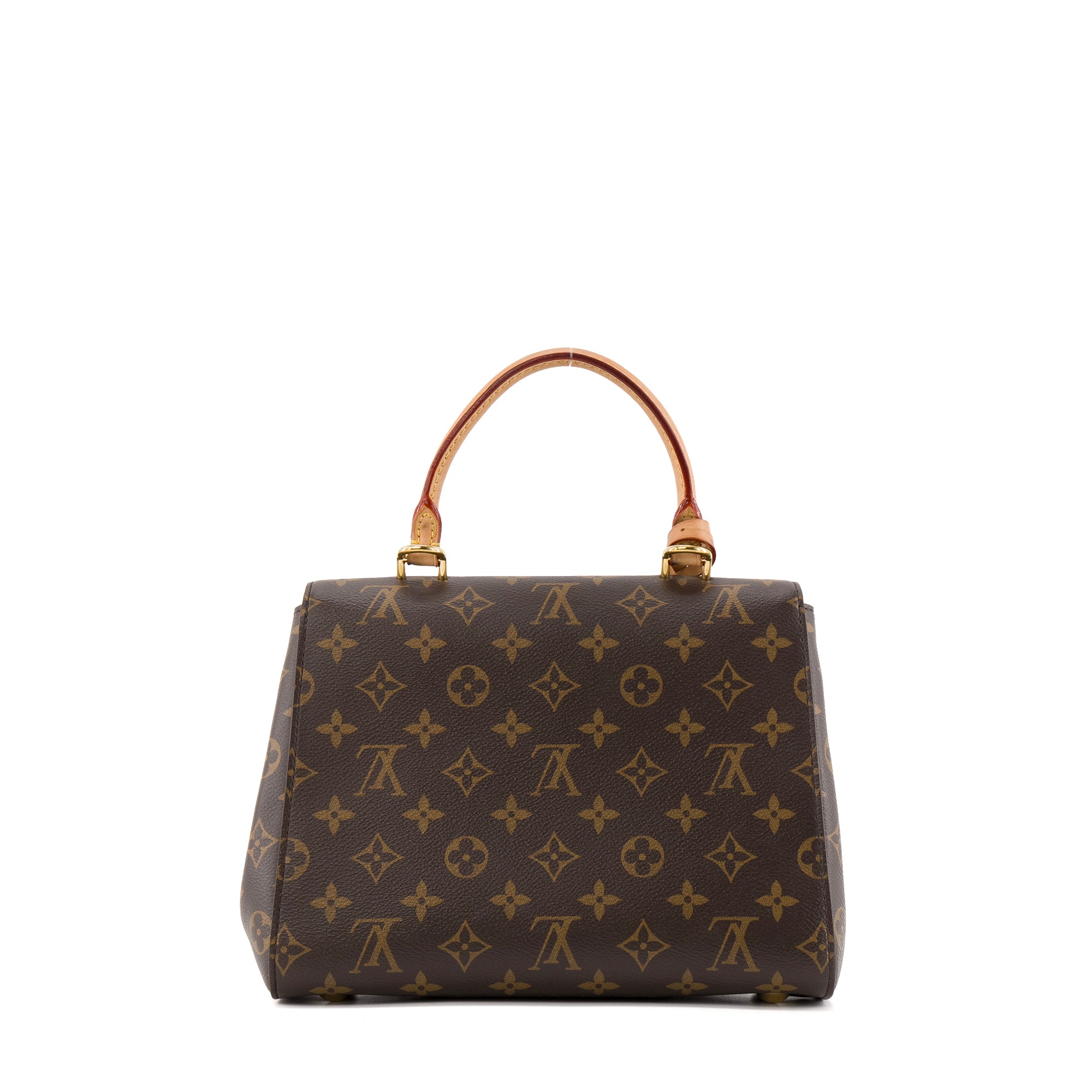 LOUIS VUITTON - Sac à main Cluny BB Louis Vuitton en toile enduite monogrammée
