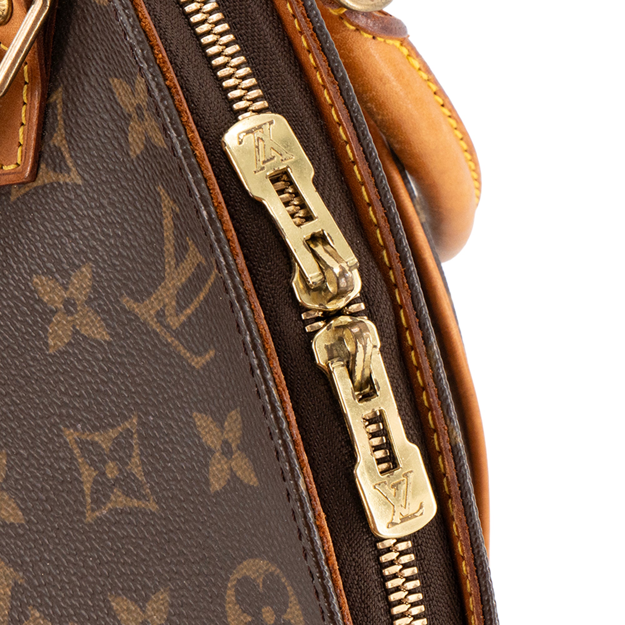 LOUIS VUITTON - Sac à main Ellipse GM Louis Vuitton en toile enduite monogrammée vintage