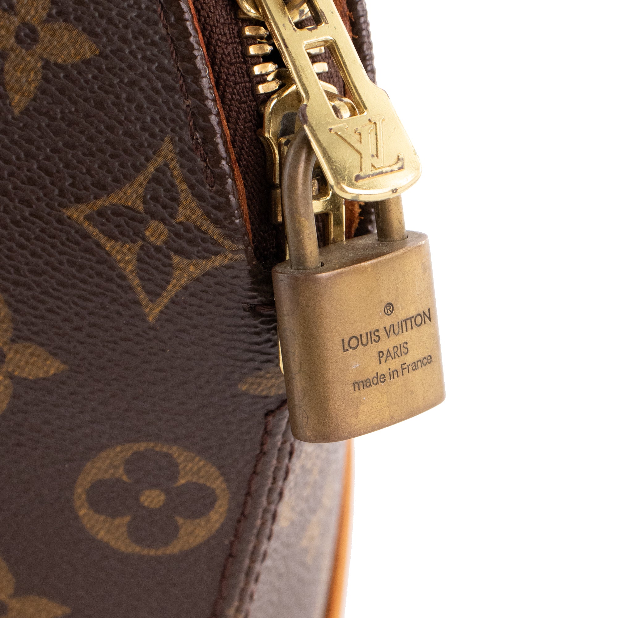 LOUIS VUITTON - Sac à main Ellipse Louis Vuitton en toile enduite monogrammée vintage