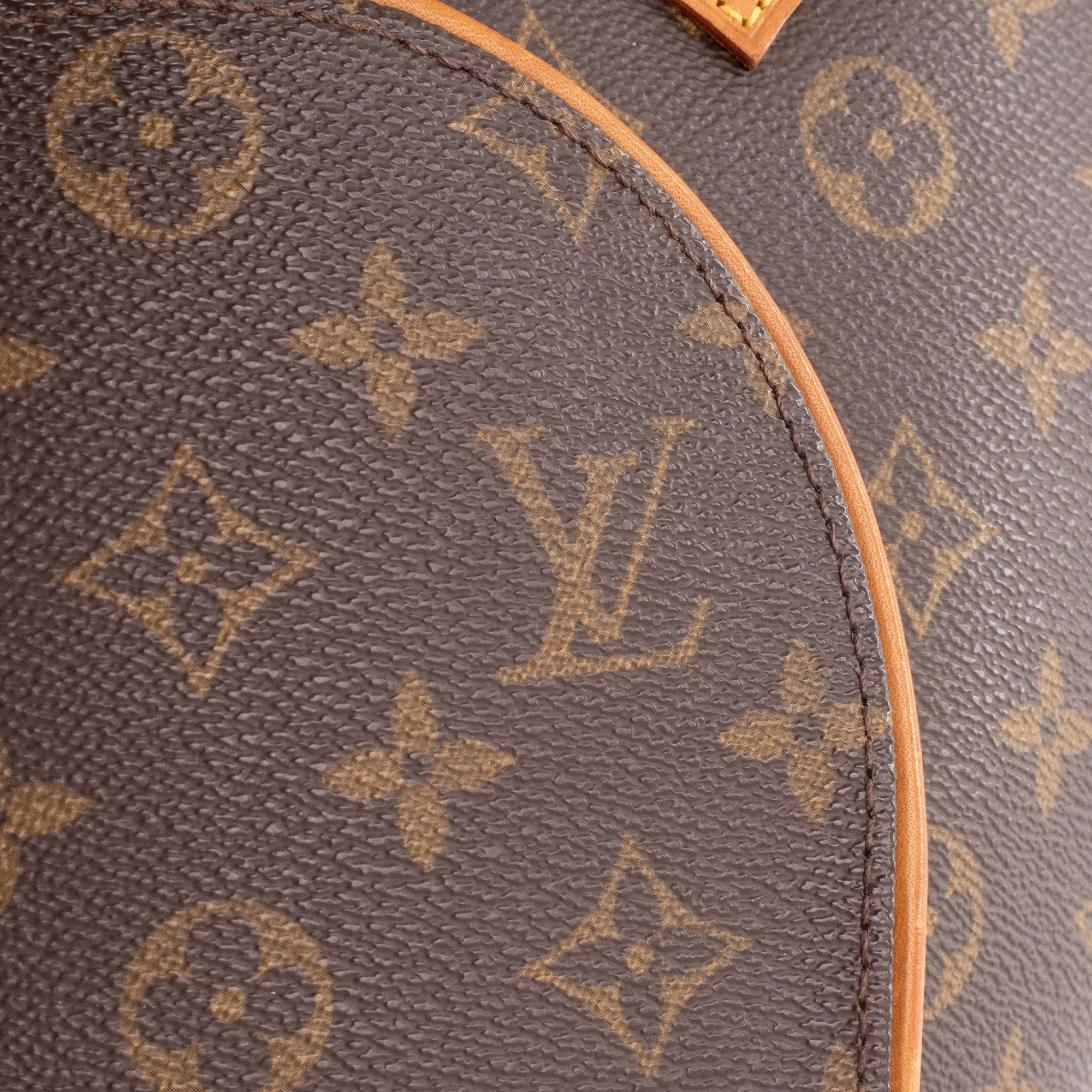 LOUIS VUITTON - Sac à main Ellipse Louis Vuitton en toile enduite monogrammée vintage