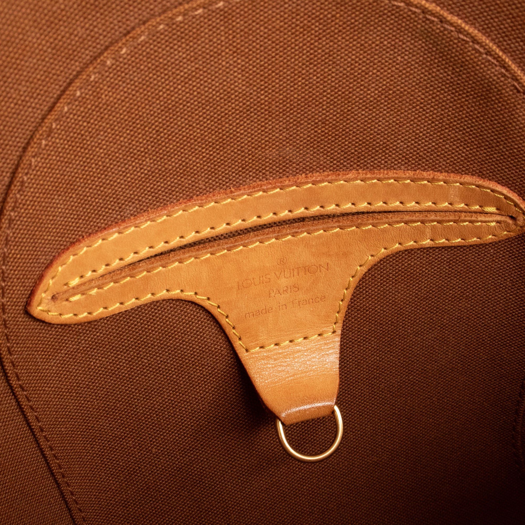LOUIS VUITTON - Sac à main Ellipse Louis Vuitton en toile enduite monogrammée vintage