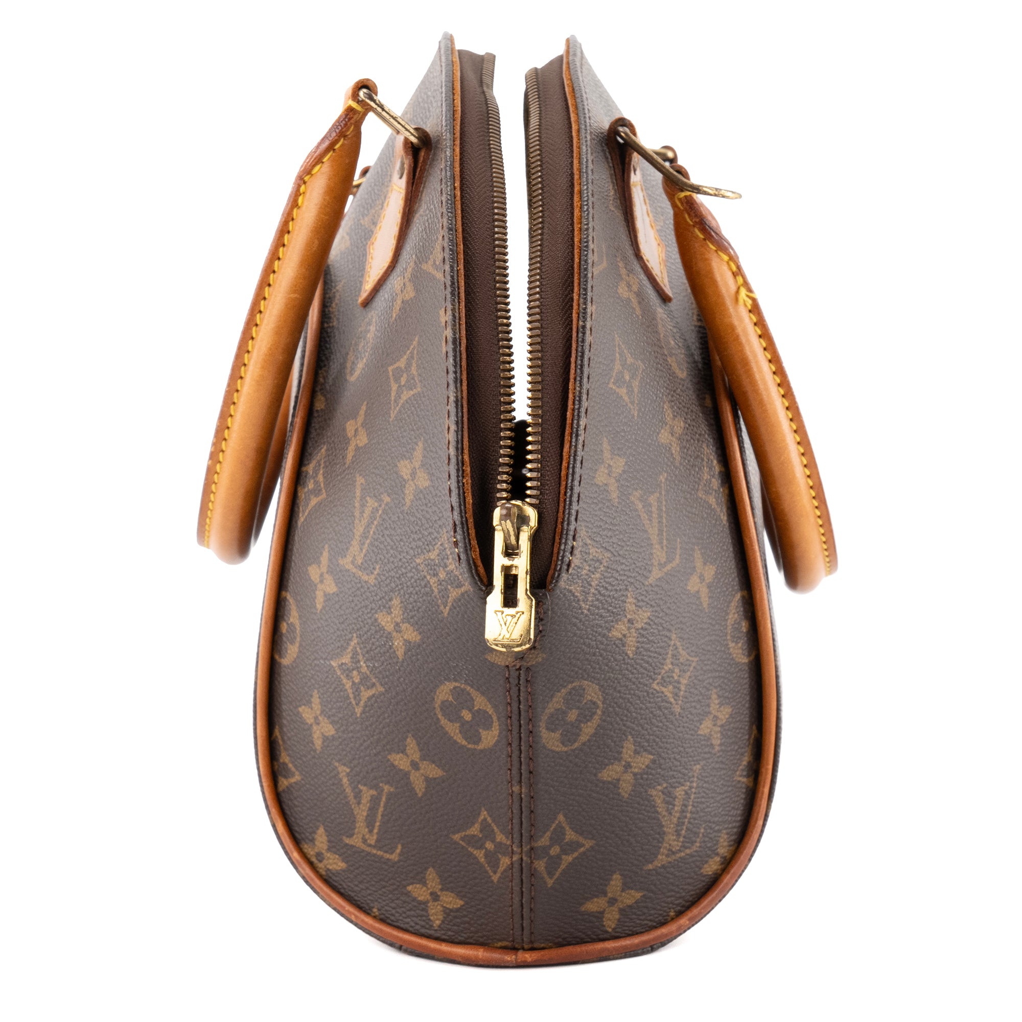 LOUIS VUITTON - Sac à main Ellipse Louis Vuitton en toile enduite monogrammée