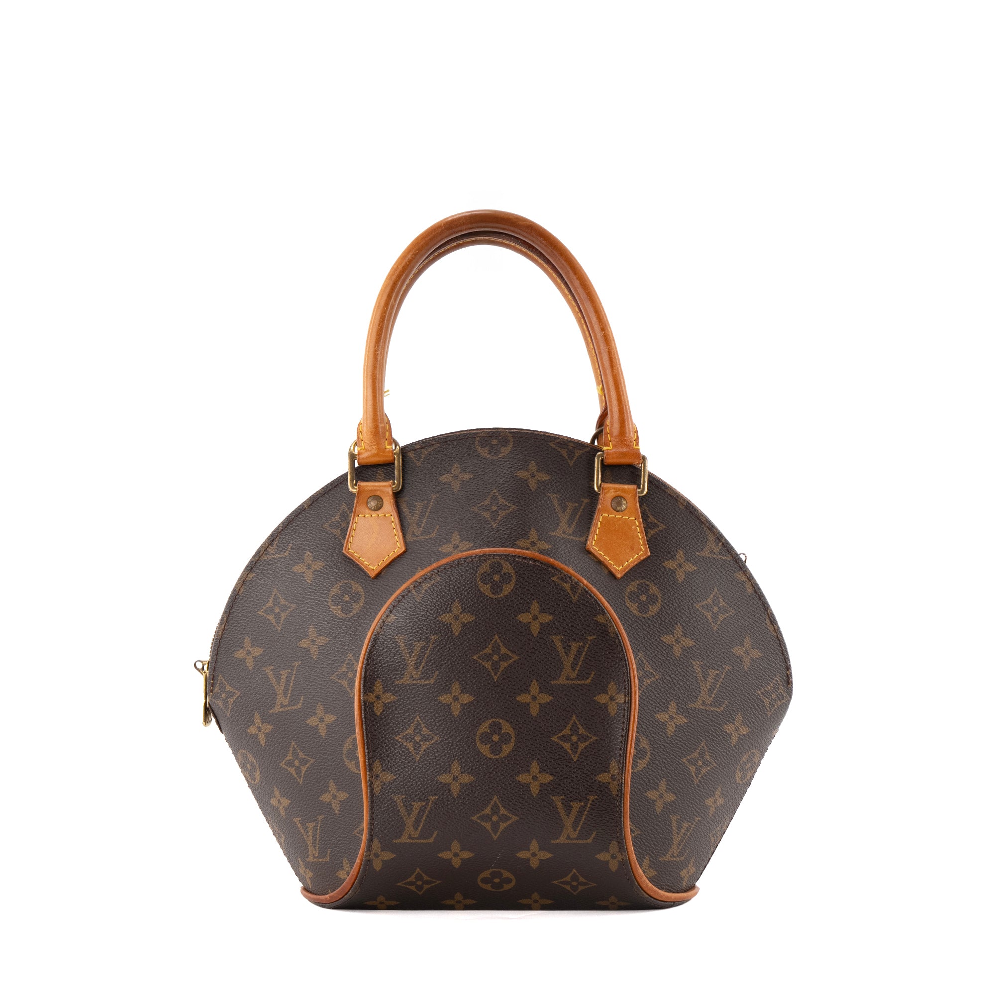 LOUIS VUITTON - Sac à main Ellipse Louis Vuitton en toile enduite monogrammée