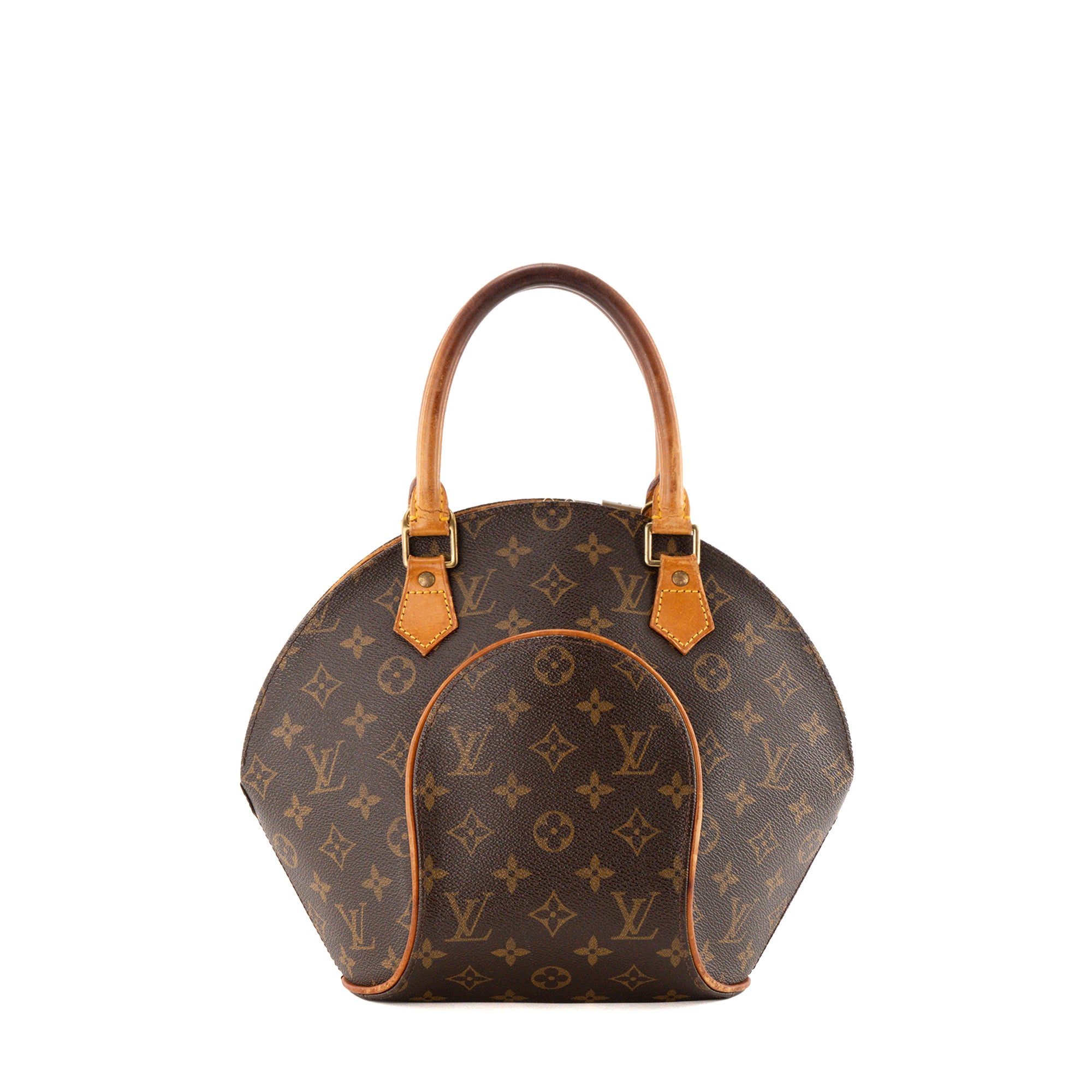 LOUIS VUITTON - Sac à main Ellipse PM Louis Vuitton en toile enduite monogrammée vintage