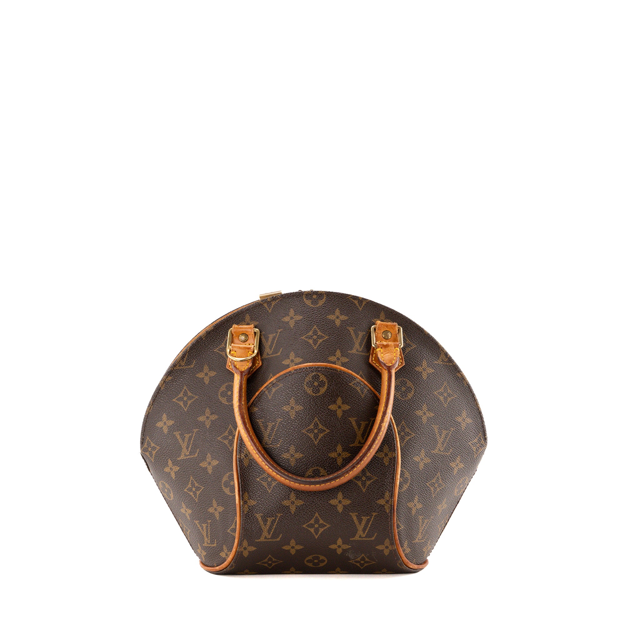 LOUIS VUITTON - Sac à main Ellipse PM Louis Vuitton en toile enduite monogrammée vintage