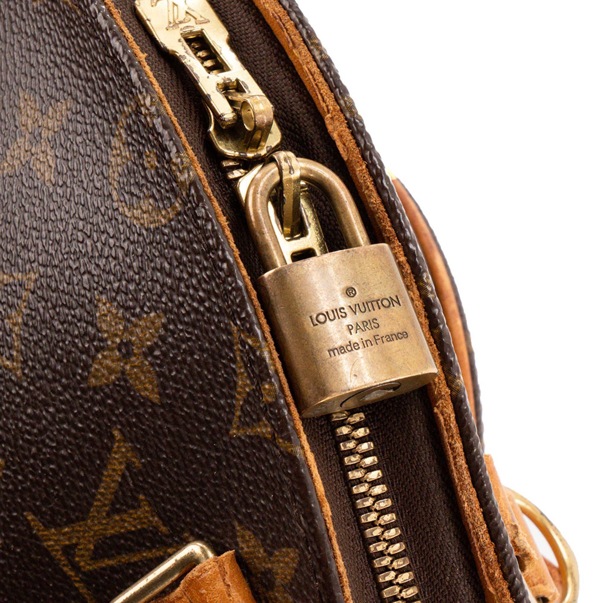 LOUIS VUITTON - Sac à main Ellipse PM Louis Vuitton en toile enduite monogrammée vintage