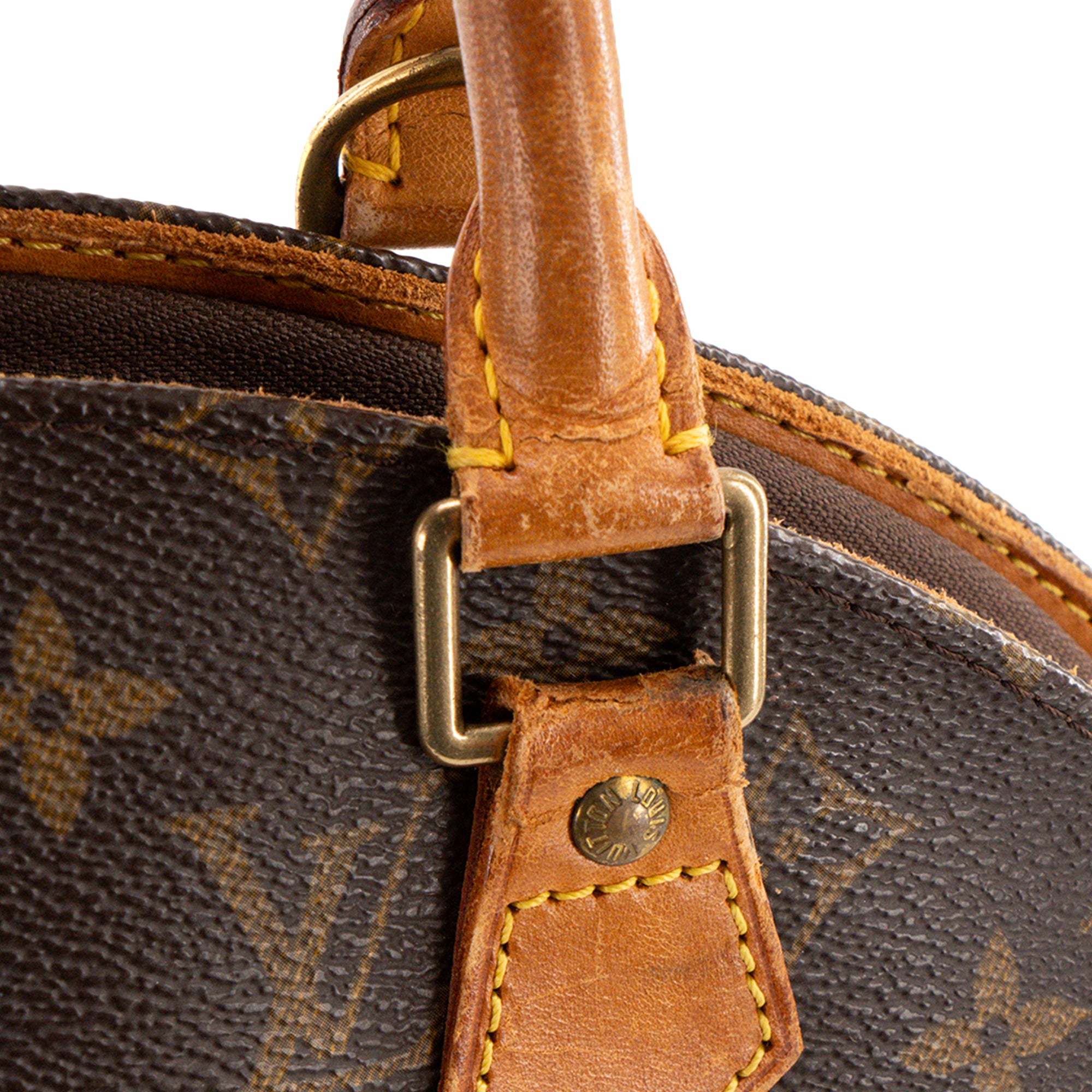 LOUIS VUITTON - Sac à main Ellipse PM Louis Vuitton en toile enduite monogrammée vintage