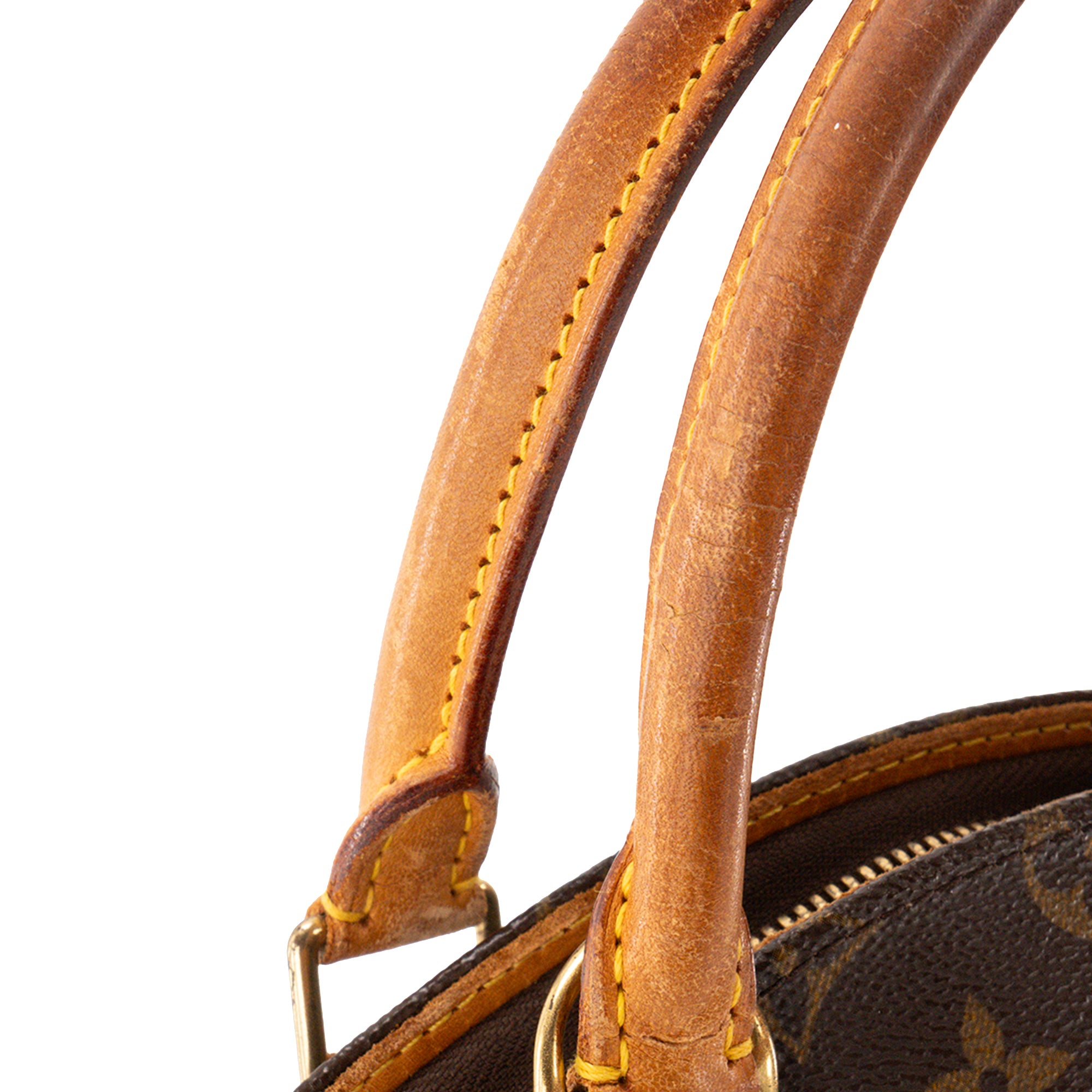 LOUIS VUITTON - Sac à main Ellipse PM Louis Vuitton en toile enduite monogrammée vintage