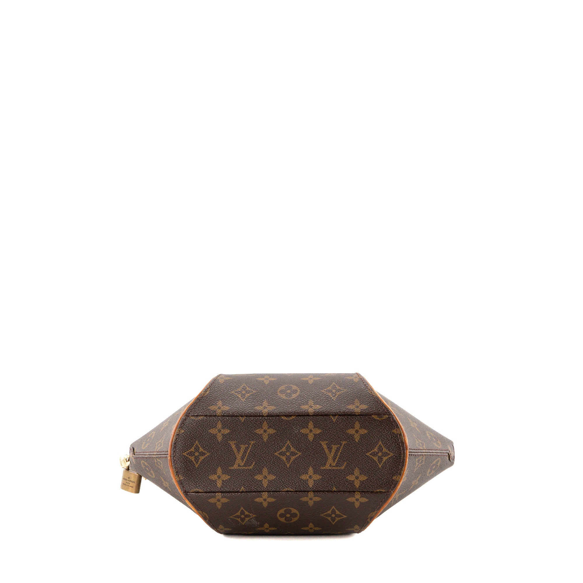 LOUIS VUITTON - Sac à main Ellipse PM Louis Vuitton en toile enduite monogrammée vintage