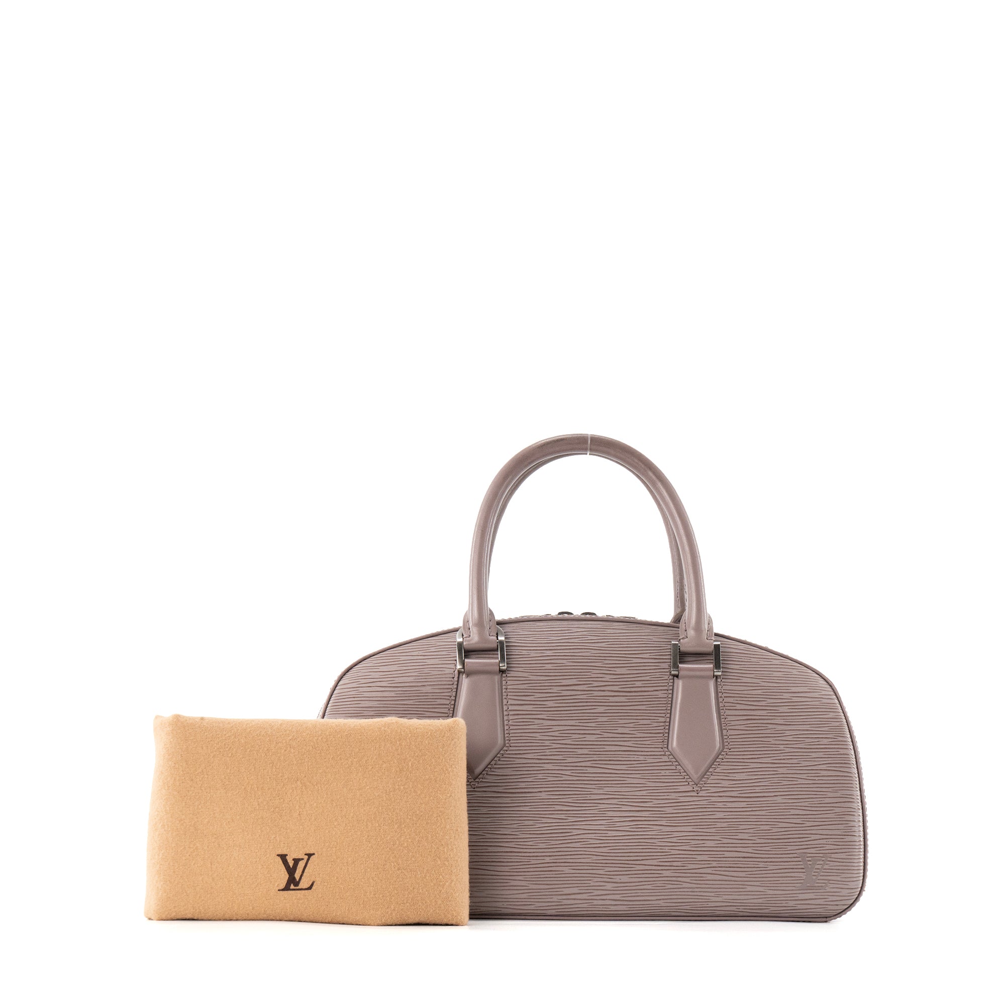 LOUIS VUITTON - Sac à main Jasmine Louis Vuitton en cuir épi violet