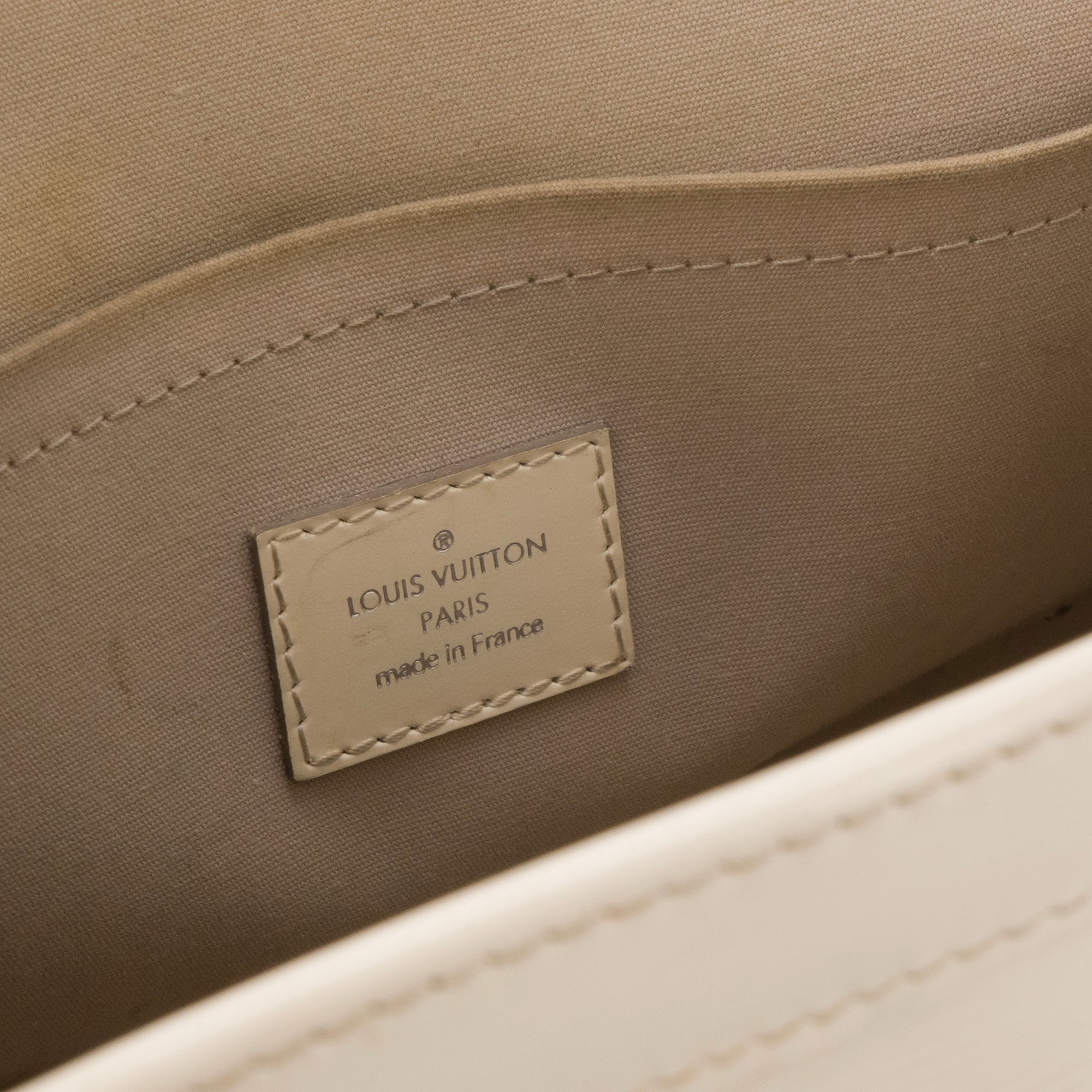 LOUIS VUITTON - Sac à main Madeleine Louis Vuitton en cuir épi ivoire vintage