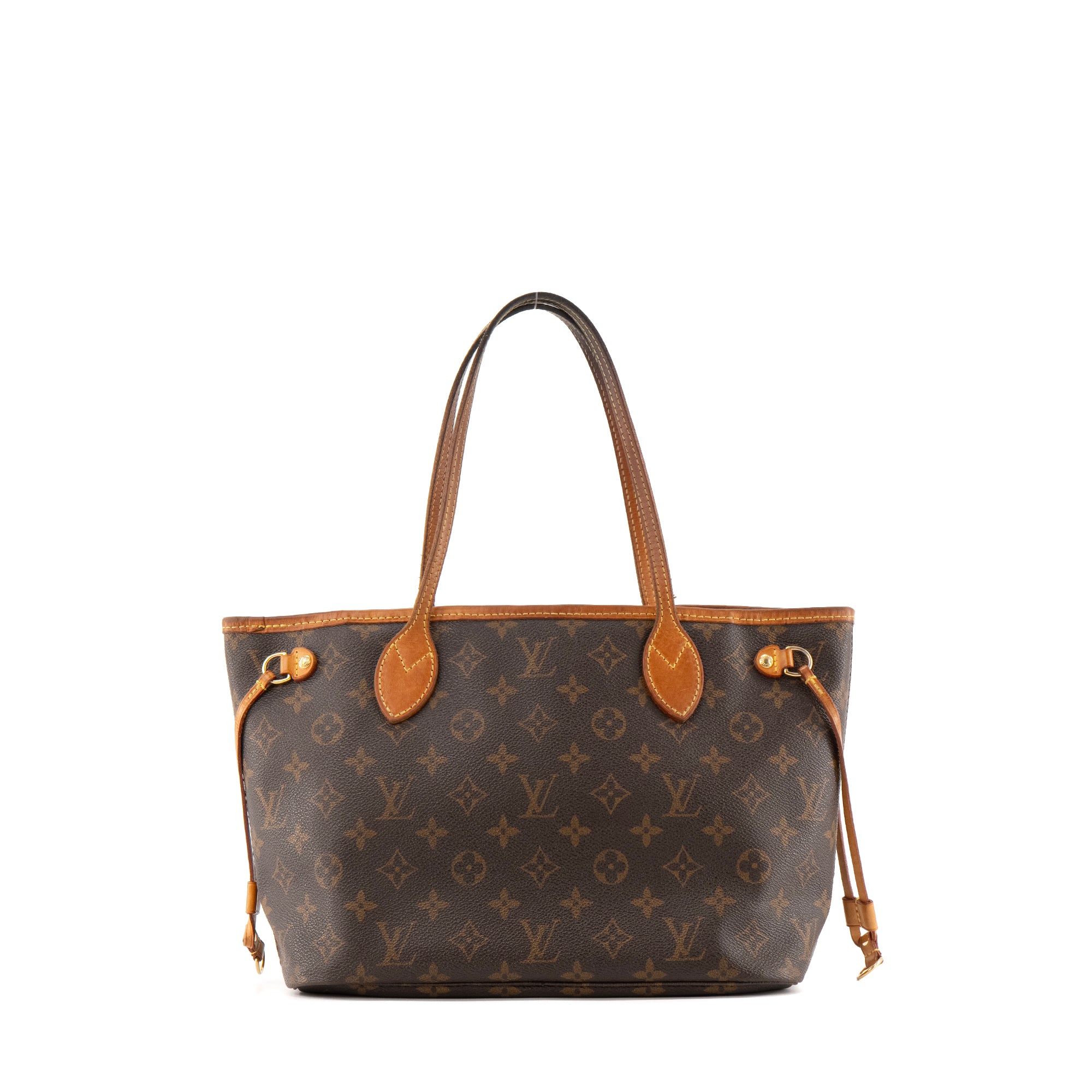 LOUIS VUITTON - Sac à main Neverfull PM Louis Vuitton en toile enduite monogrammée