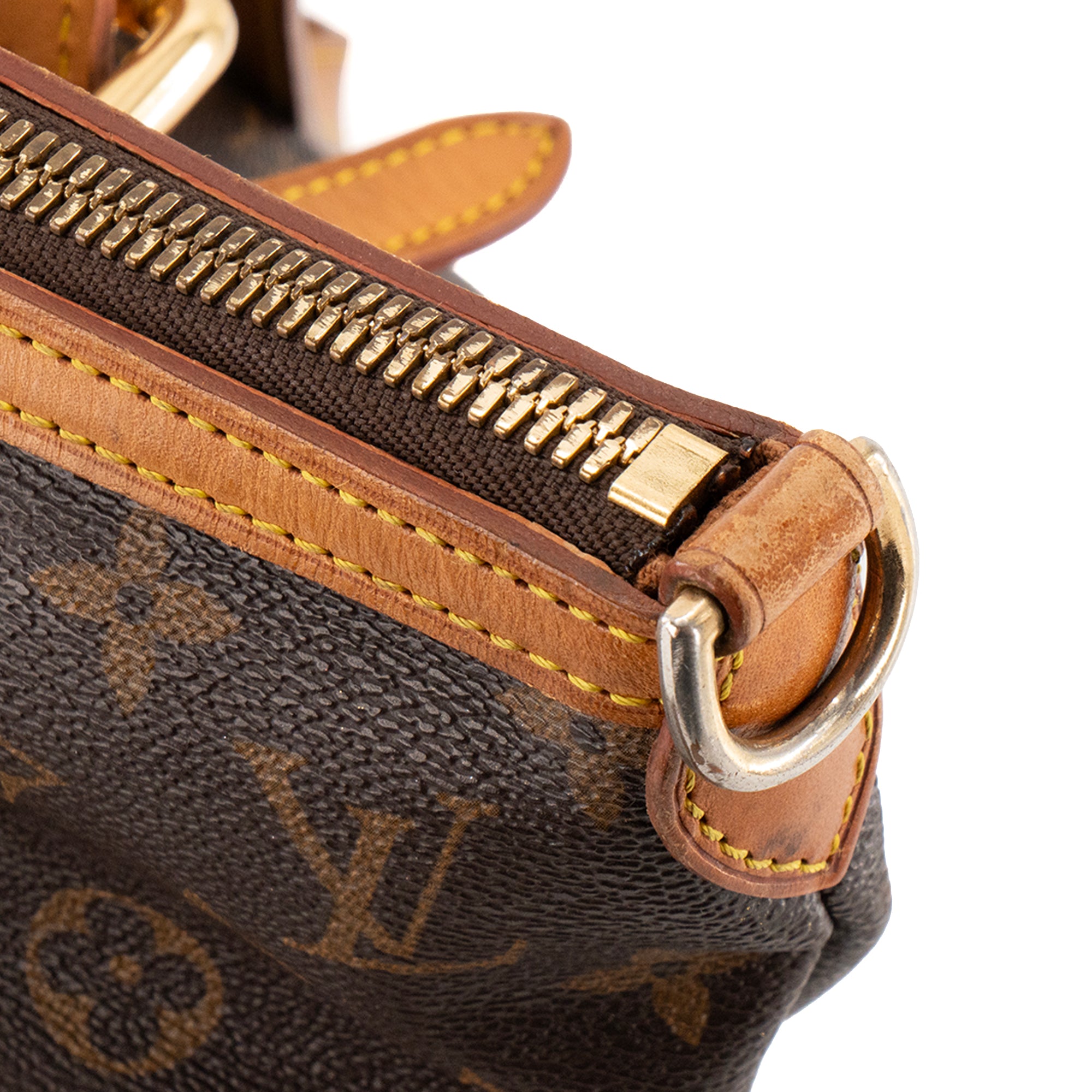 LOUIS VUITTON - Sac à main  Palermo Louis Vuitton en toile enduite monogrammée vintage