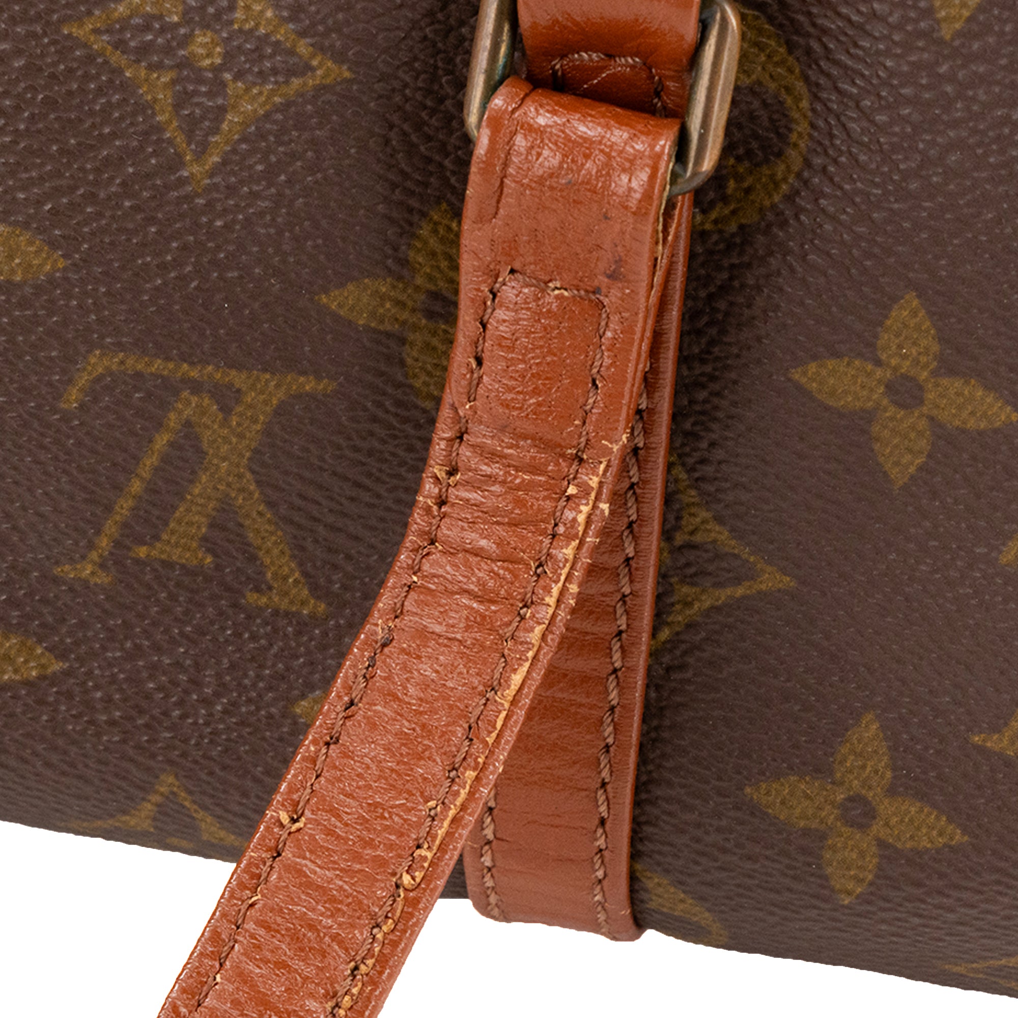LOUIS VUITTON - Sac à main Papillon GM Louis Vuitton en toile enduite monogrammée vintage