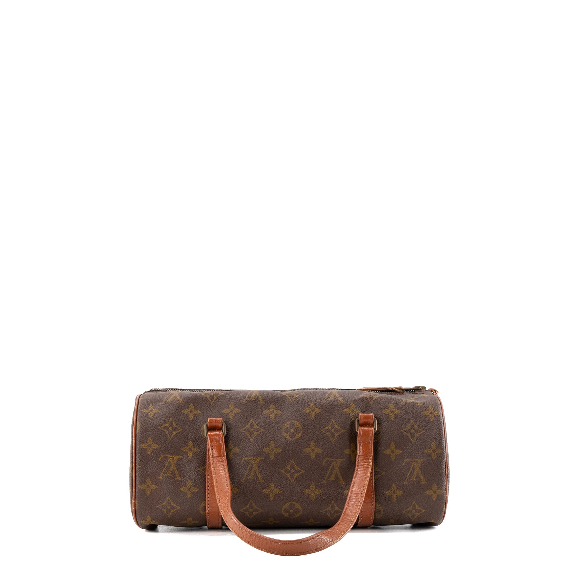 LOUIS VUITTON - Sac à main Papillon GM Louis Vuitton en toile enduite monogrammée vintage