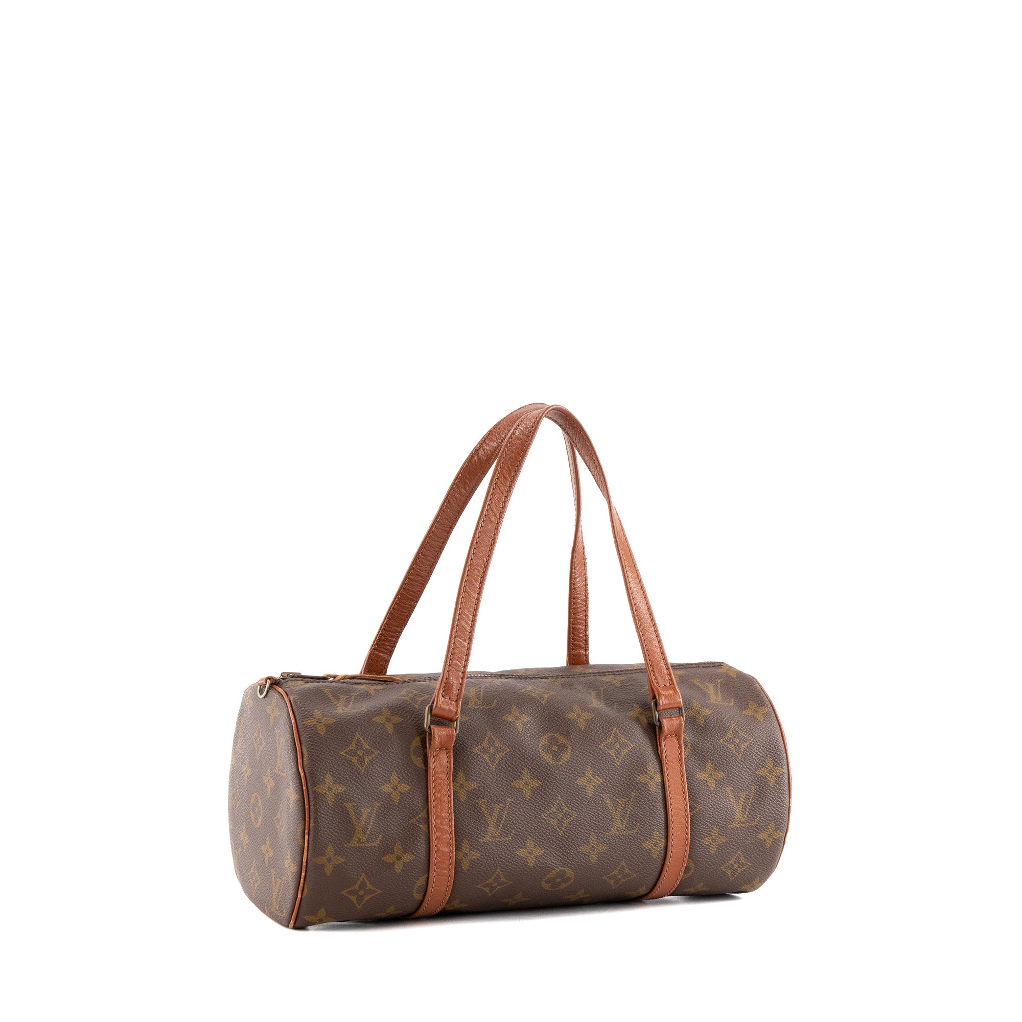 LOUIS VUITTON - Sac à main Papillon GM Louis Vuitton en toile enduite monogrammée vintage