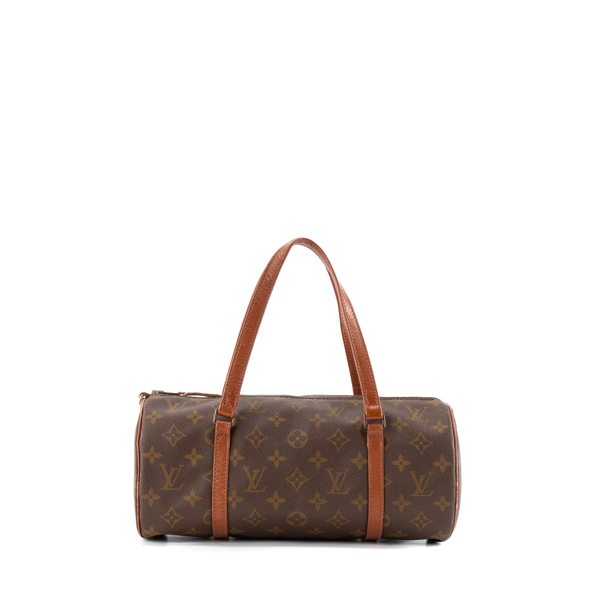 LOUIS VUITTON - Sac à main Papillon GM Louis Vuitton en toile enduite monogrammée vintage