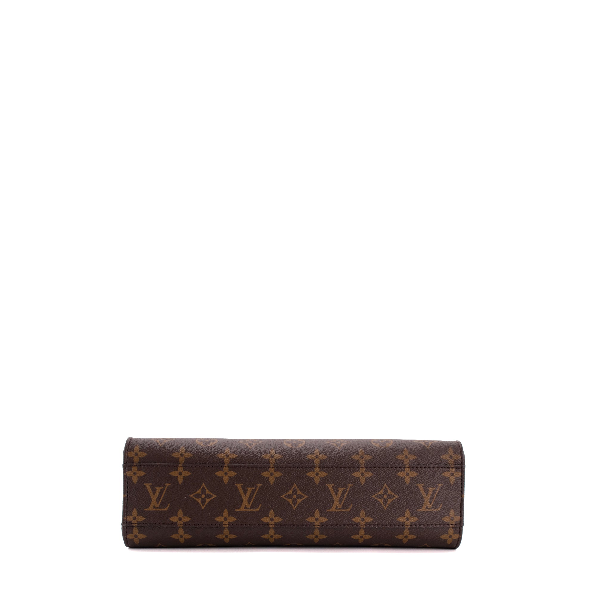 LOUIS VUITTON - Sac à main Plat MM Louis Vuitton  toile enduite monogrammée