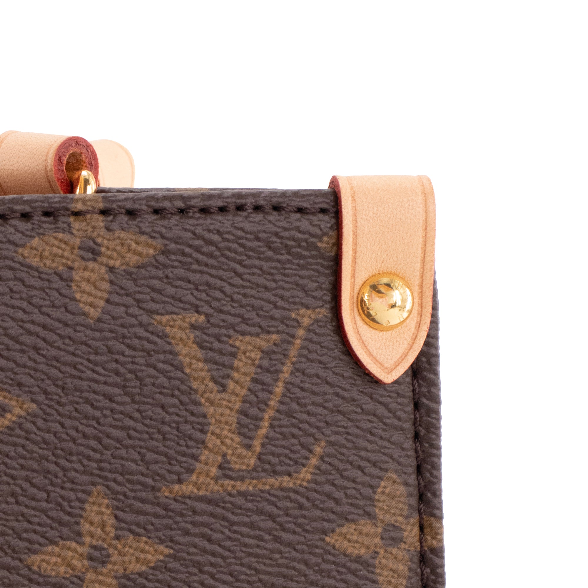 LOUIS VUITTON - Sac à main Plat MM Louis Vuitton  toile enduite monogrammée